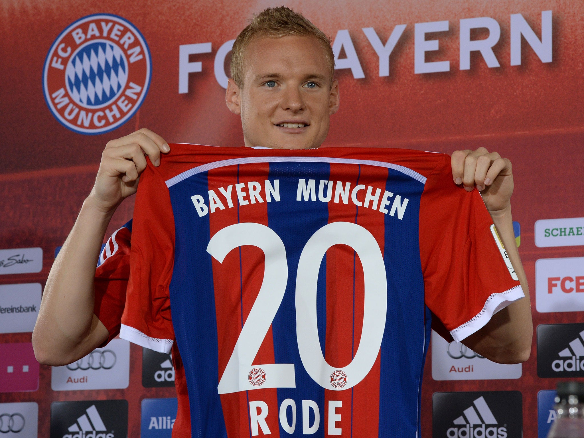 Sebastian Rode also joined from Eintracht Frankfurt