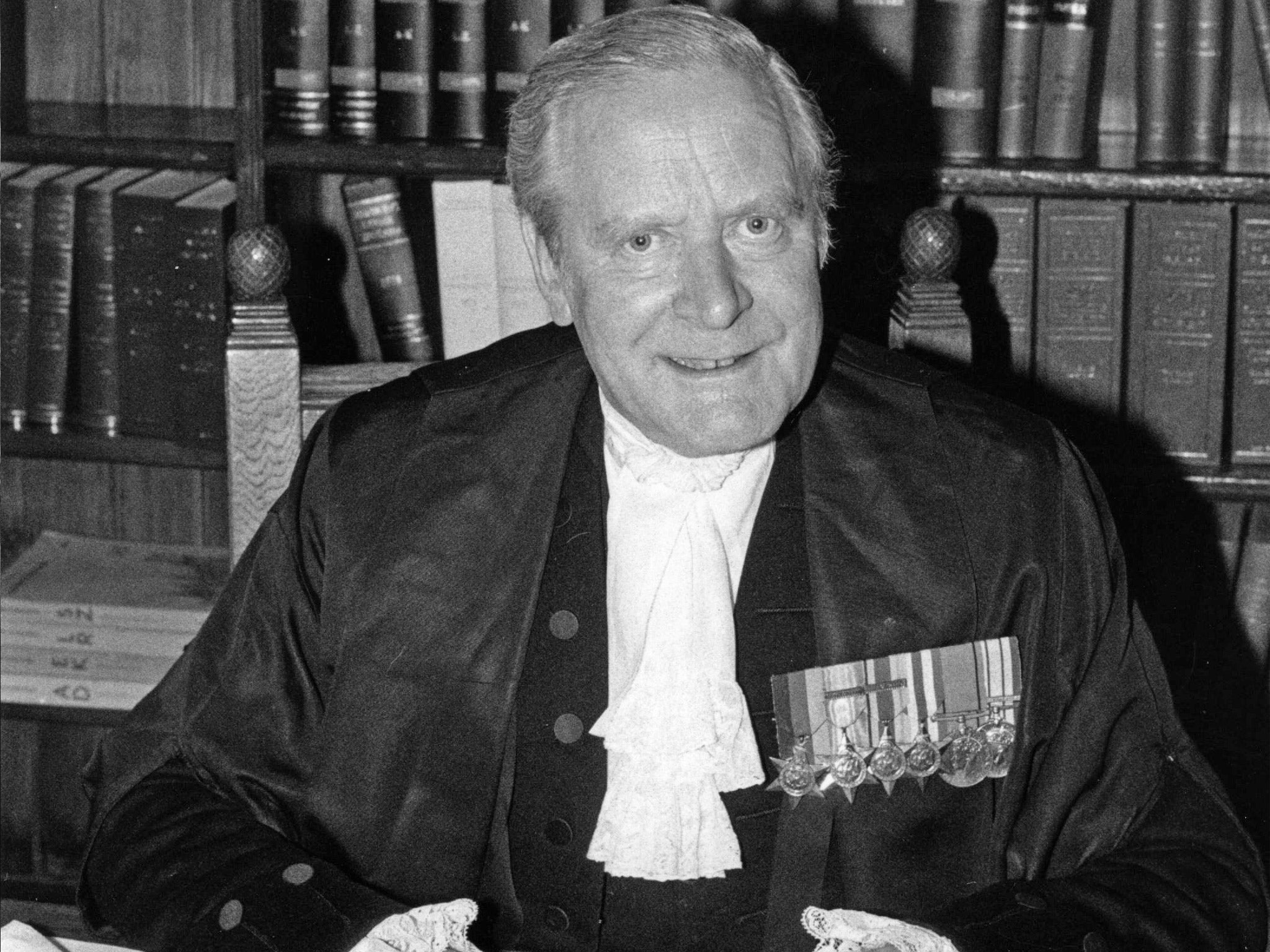 Former Attorney General Sir Michael Havers, pictured in 1979