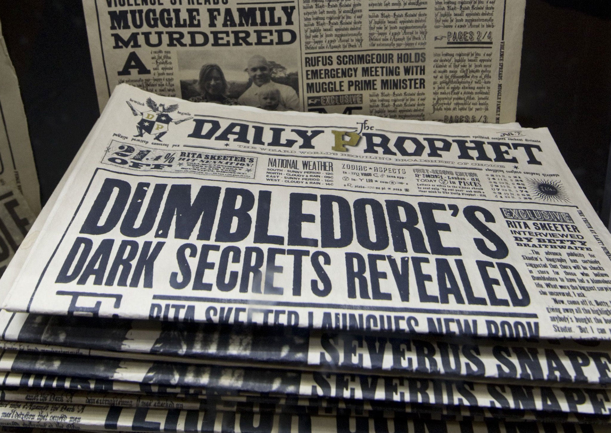 The Daily Prophet newspaper - closer to fact than fiction?