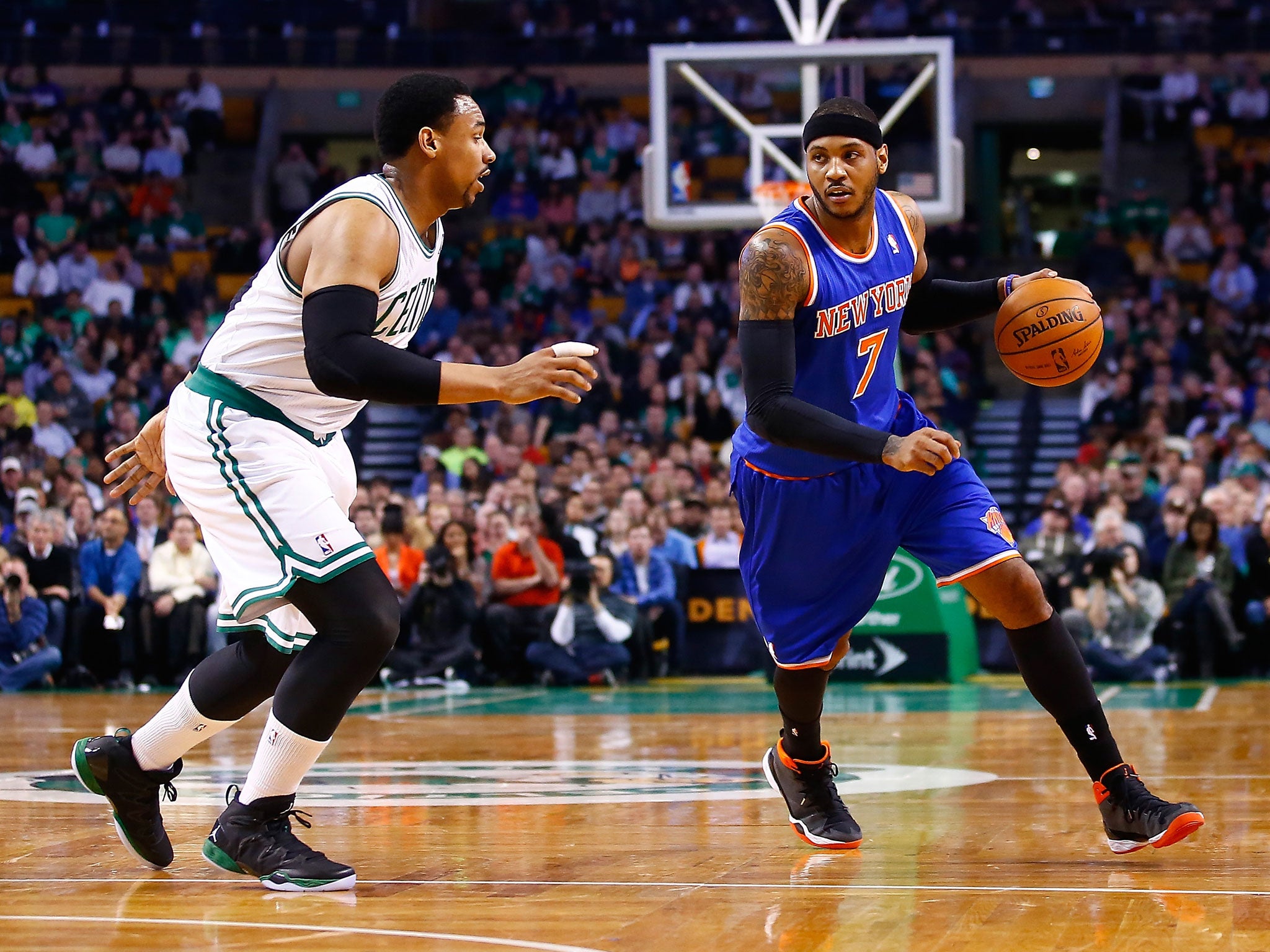 Star man Carmelo Anthony returned but the Knicks have won just five of 40 games this season