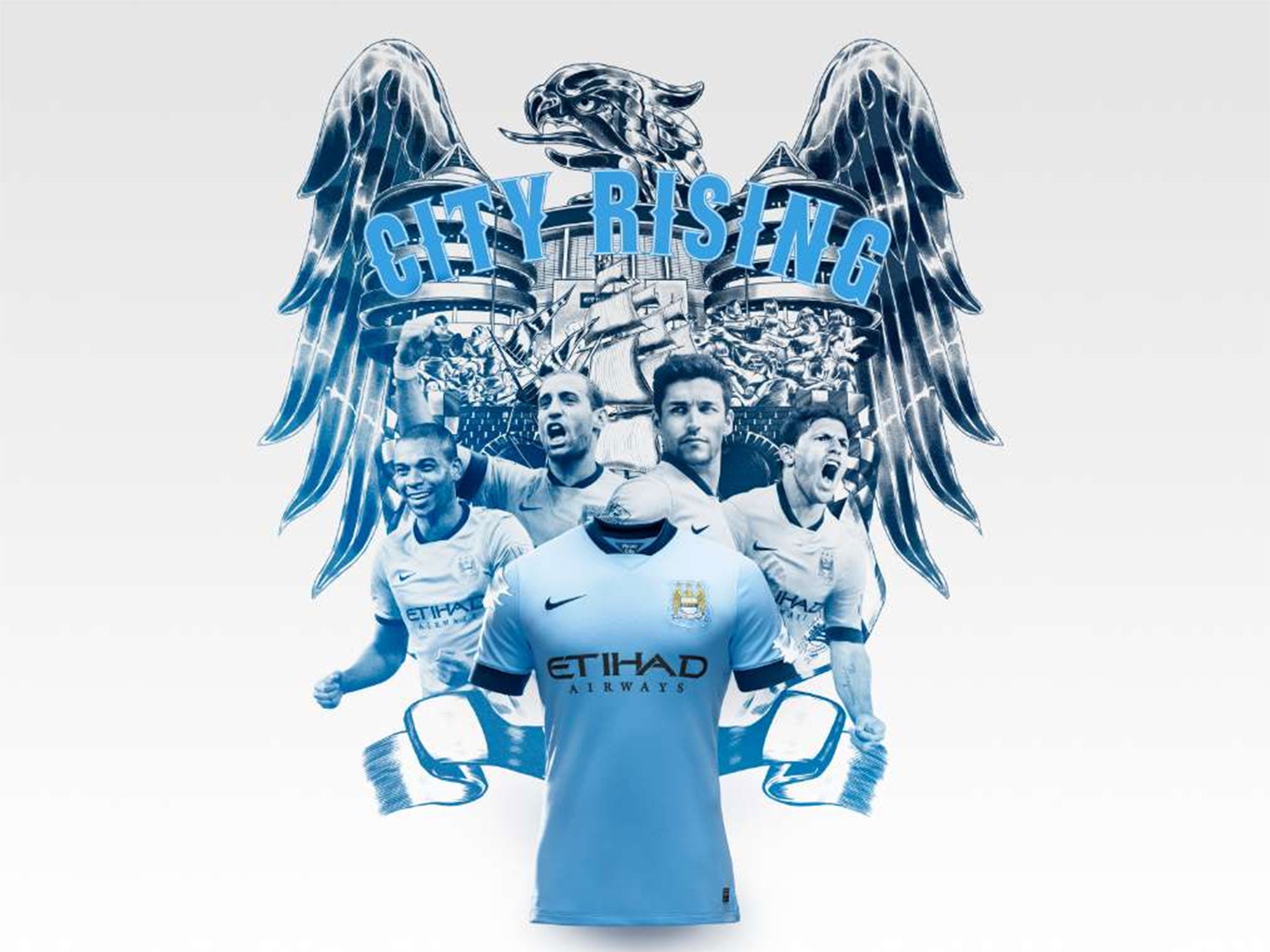 Manchester City have launched their 2014/15 kit