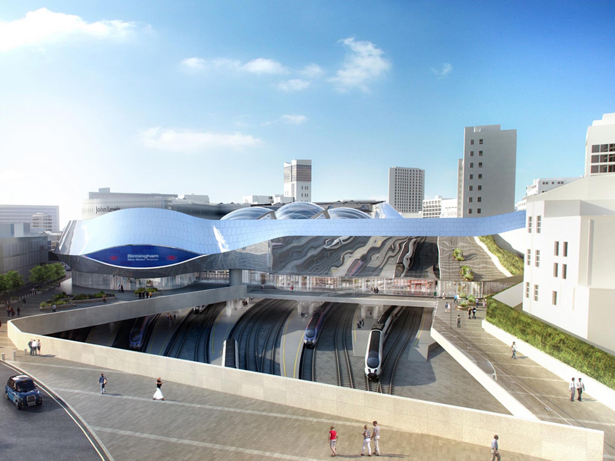 Future of travel: An artist's impression of Birmingham New Street station