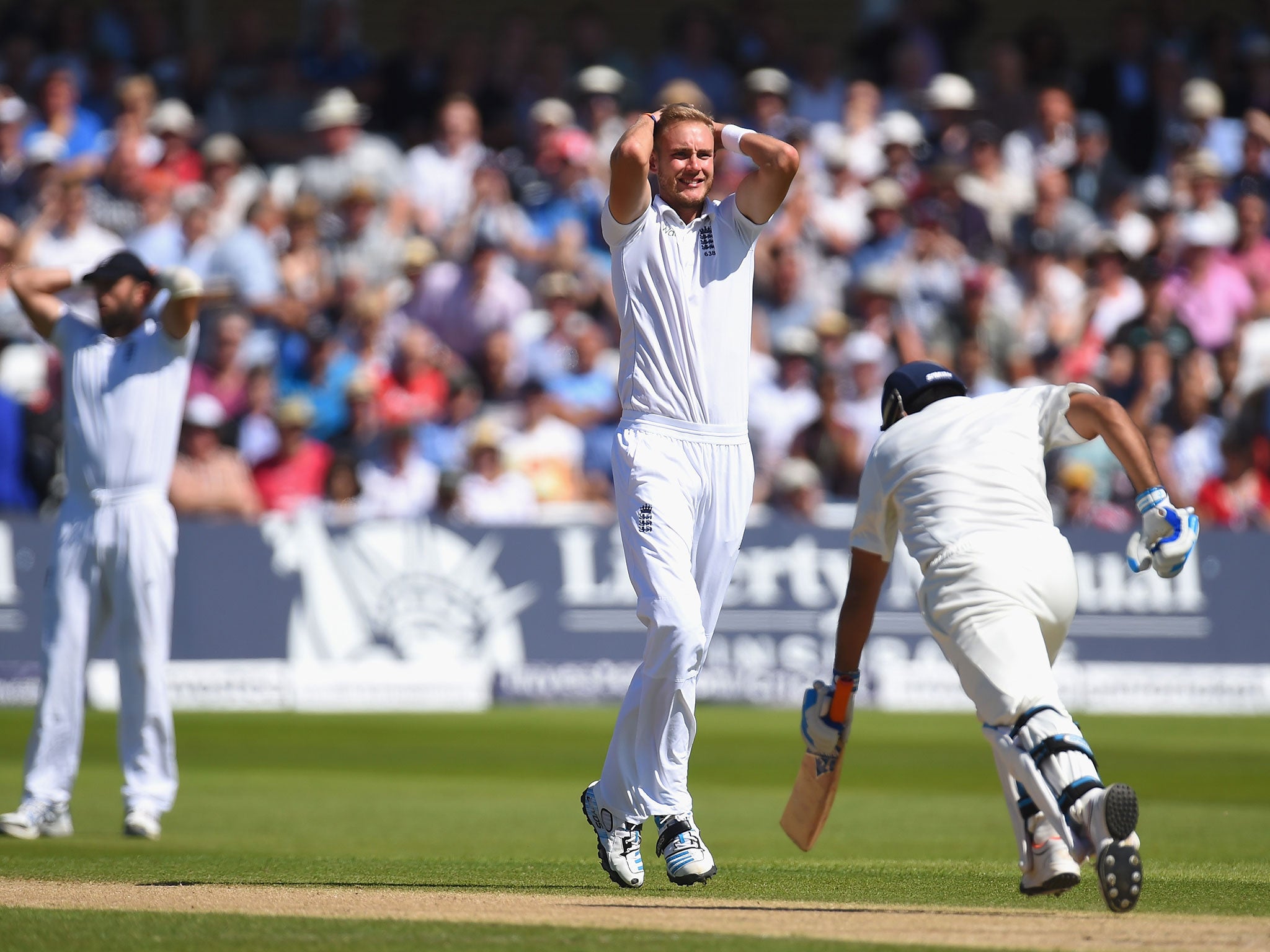 Stuart Broad has asked England fans to back their struggling captain Alastair Cook