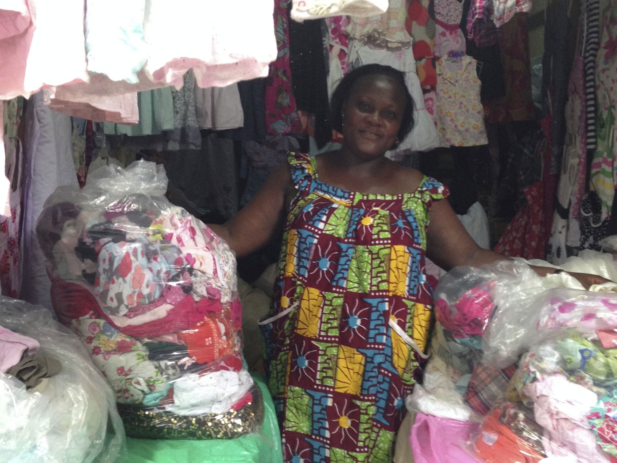 Fashion cast-offs are said to be killing traditional garment manufacture in Ghana