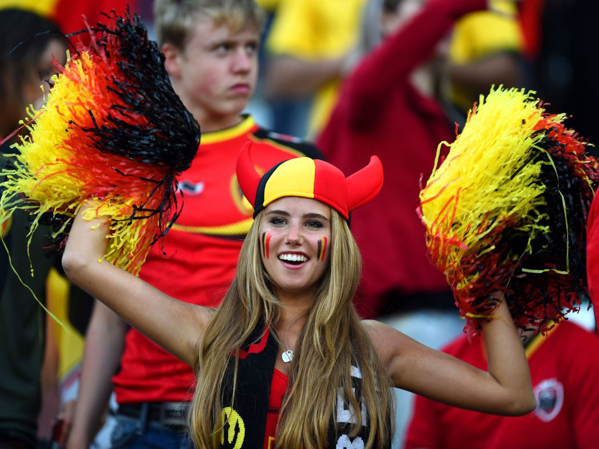 Axelle Despiegelaere, football fan turned model