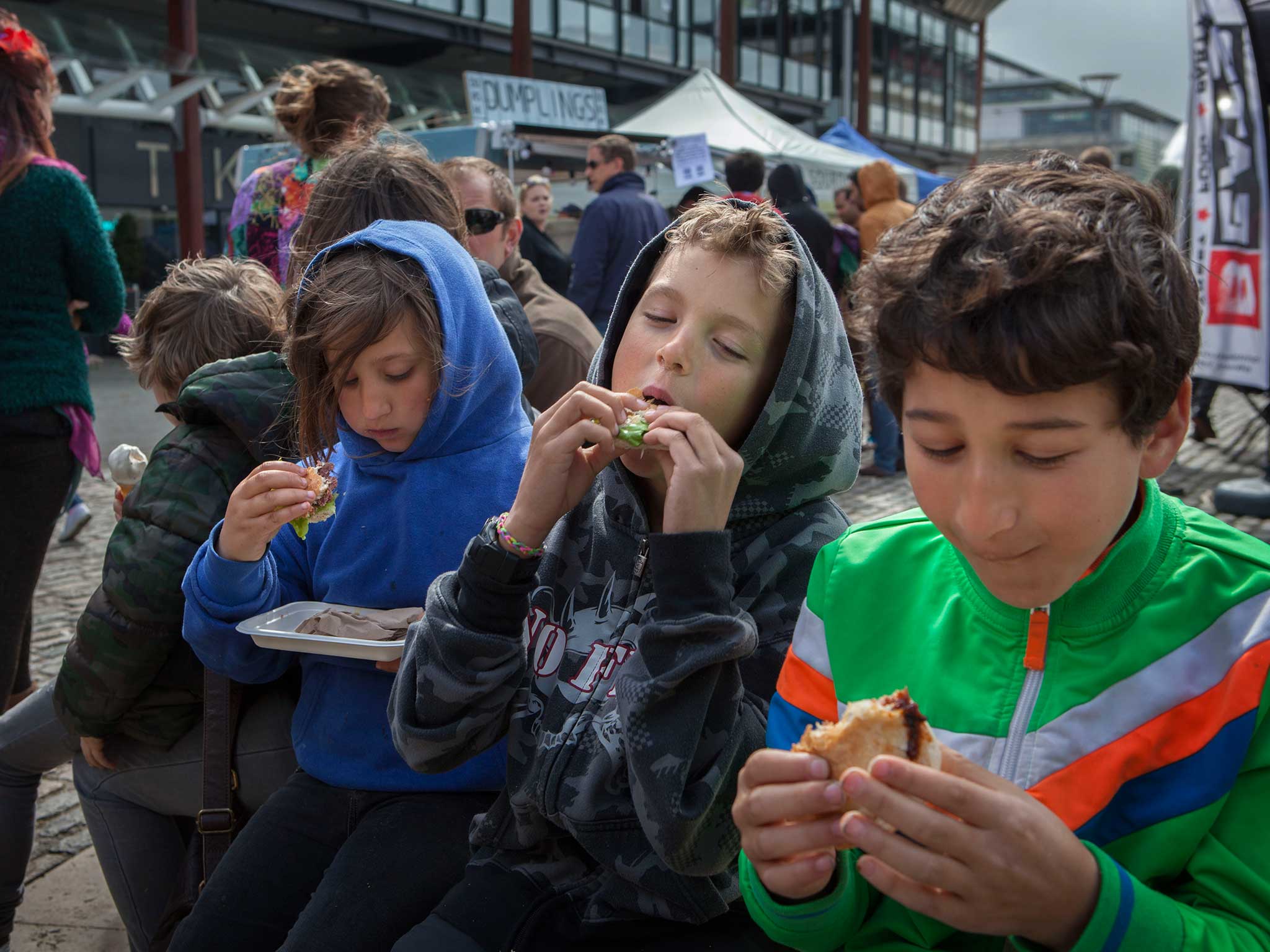 Take it away: Street food in Britain has moved on from greasy burgers