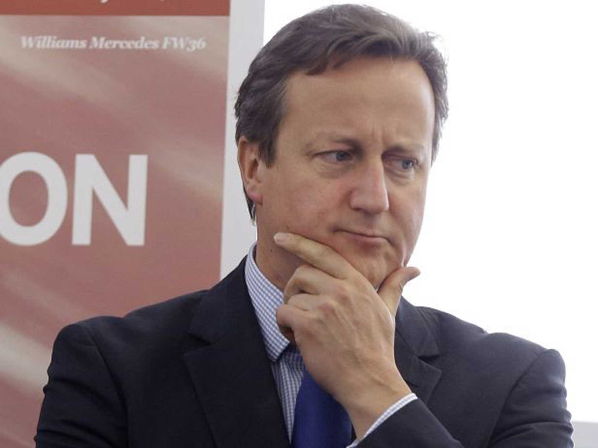 David Cameron at a recent event