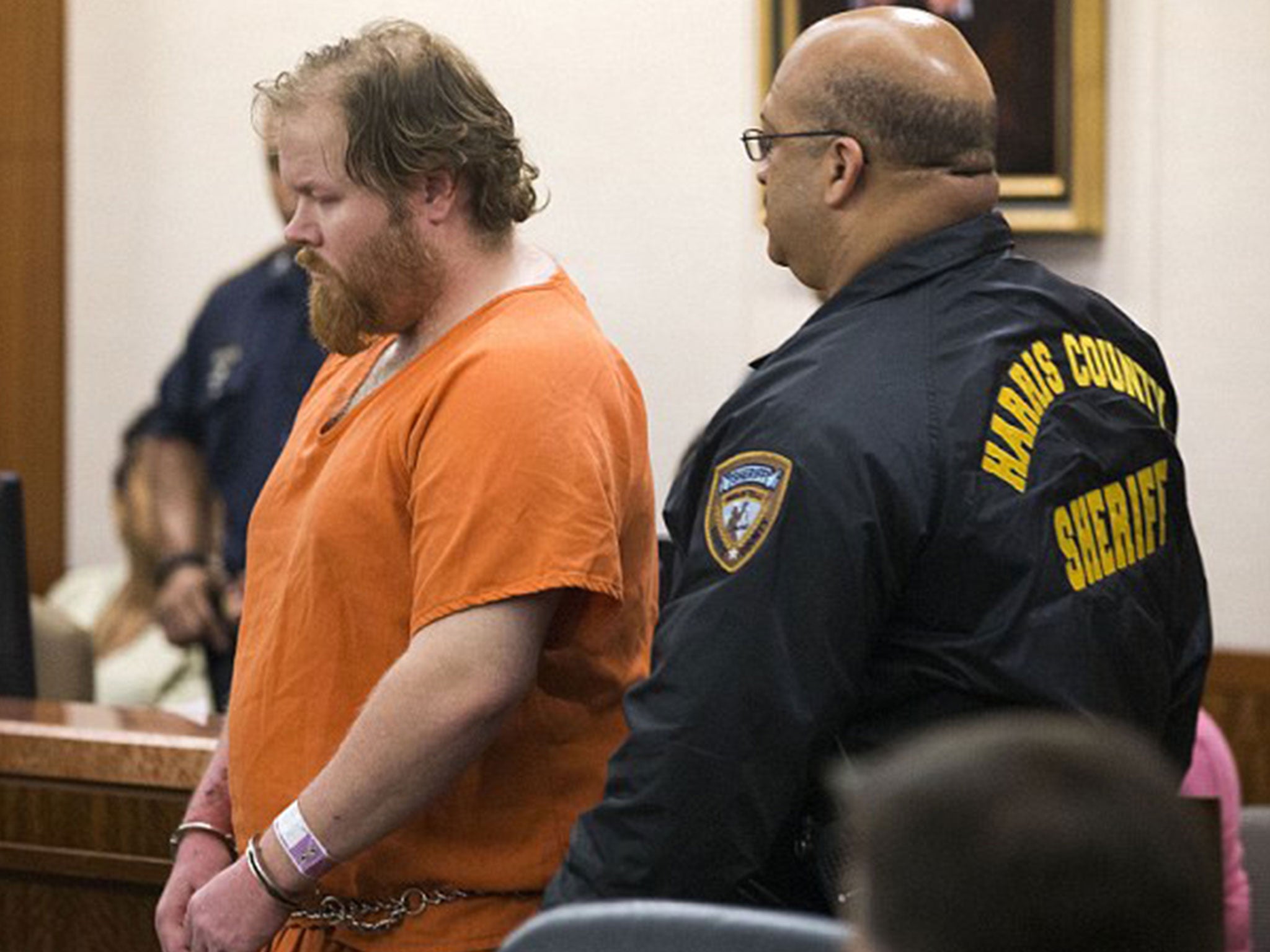 Haskell collapsed three times in court when he received his charges