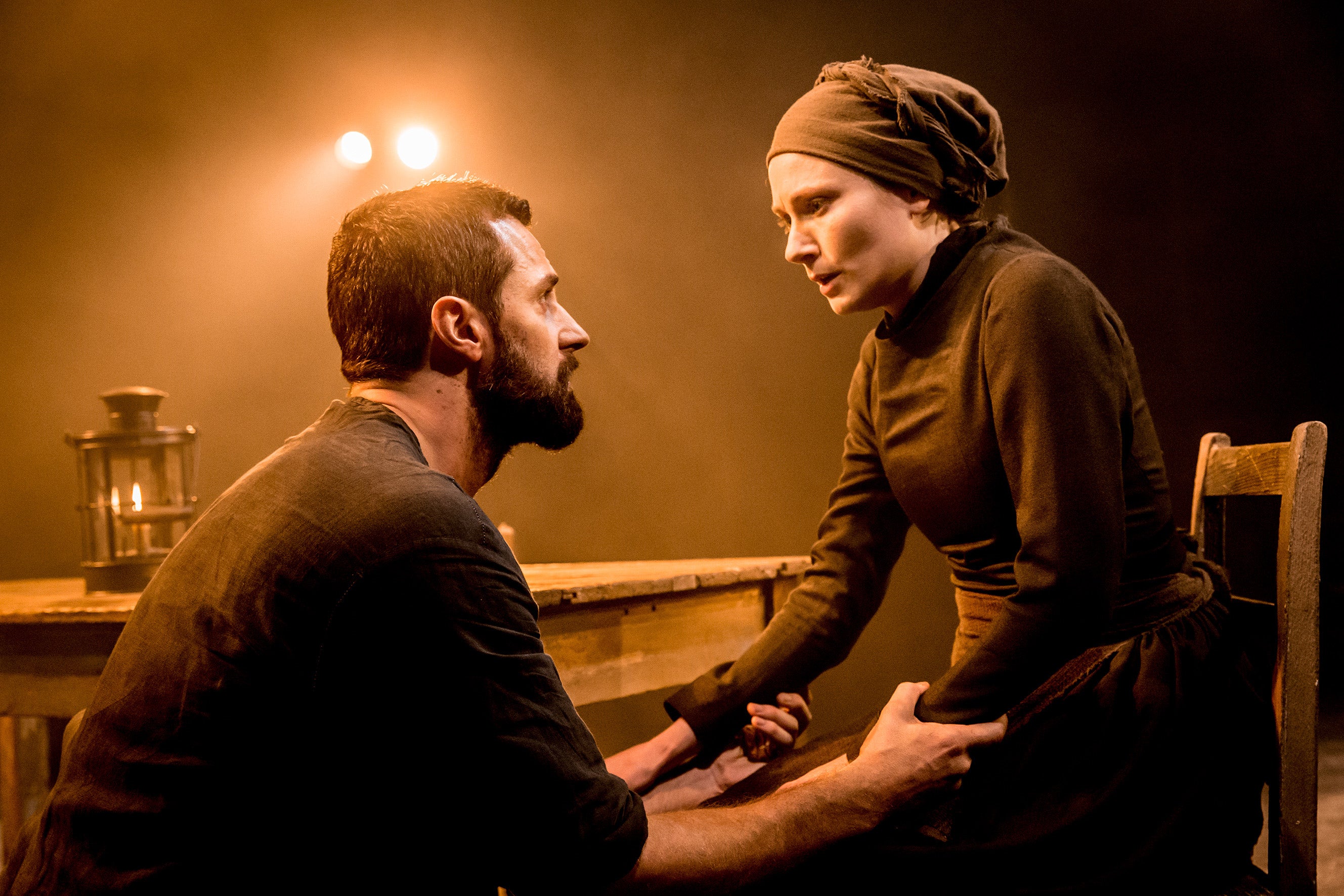 The Crucible: Richard Armitage (John Proctor) and Anna Madeley (Elizabeth Proctor)