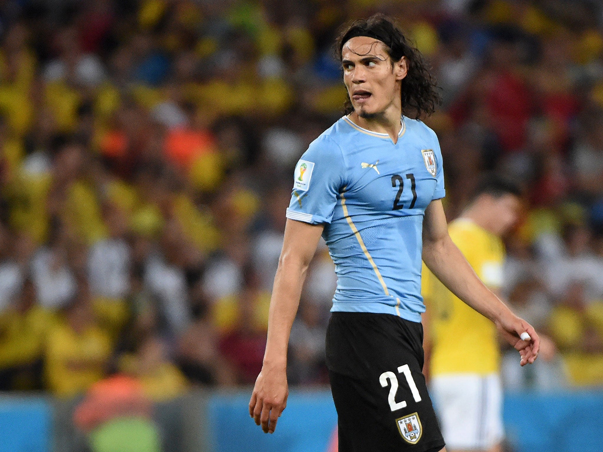 Cavani will miss the next two international matches for Uruguay