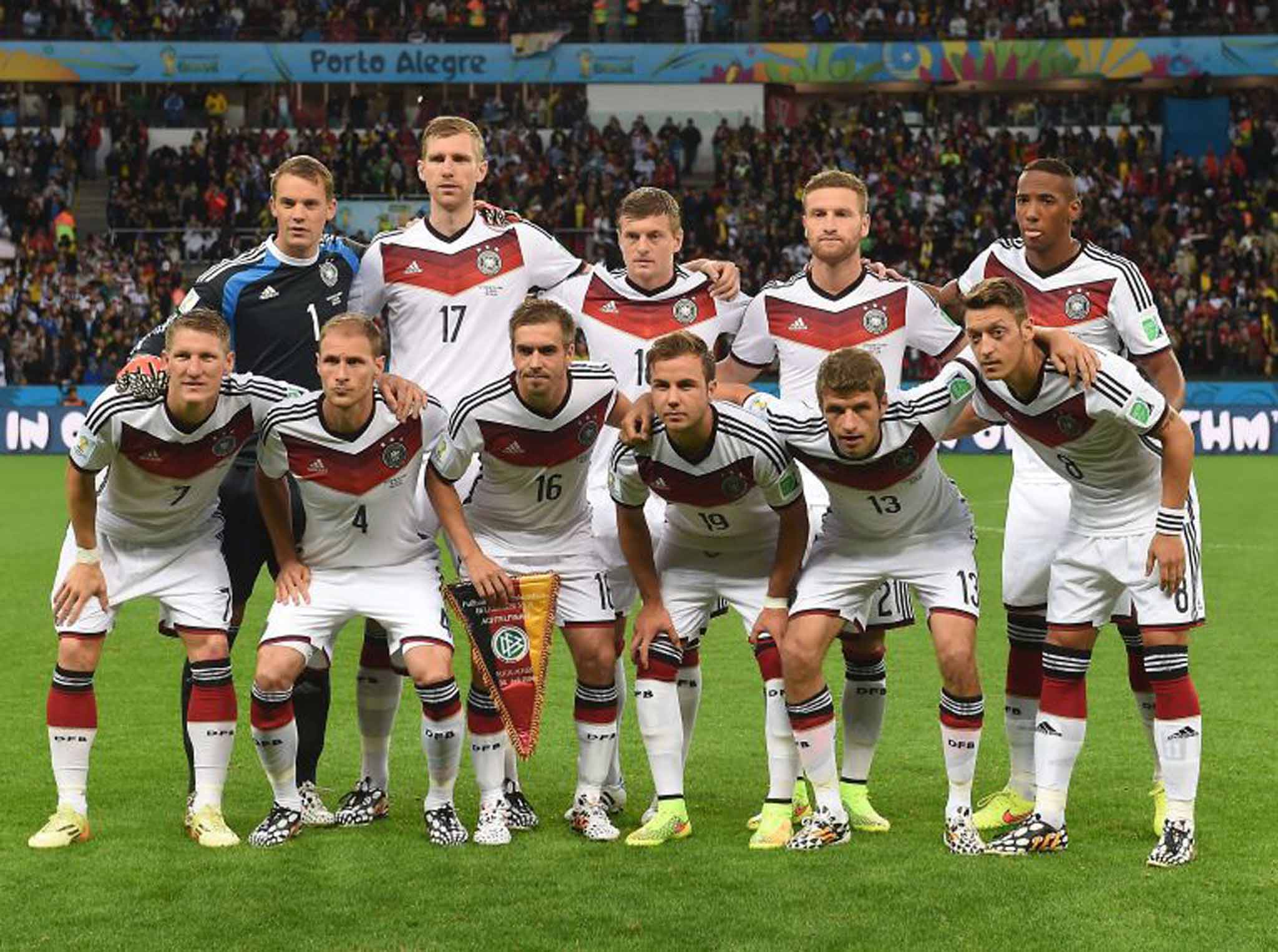 Winning combination: the German team