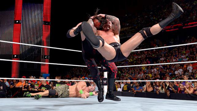 Orton catches Kane with an RKO