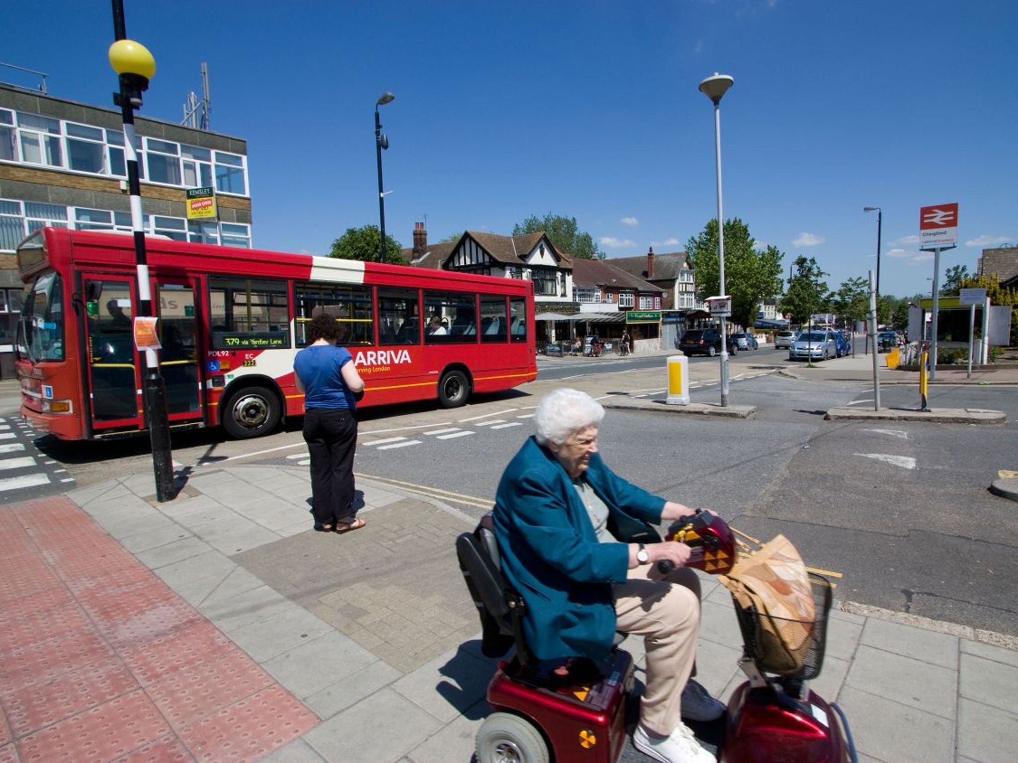 A street scene in Chingford