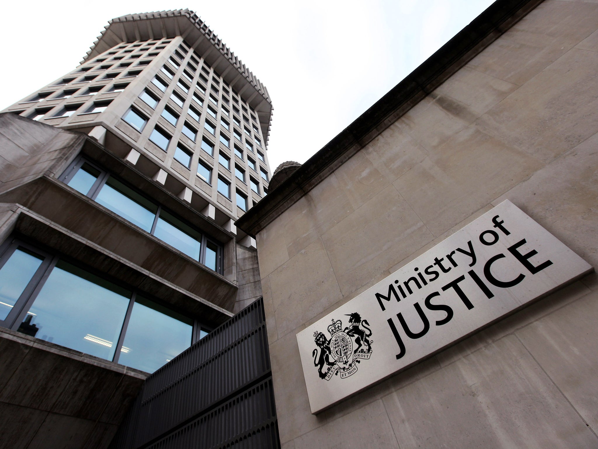 The Ministry of Justice building in Westminster, London