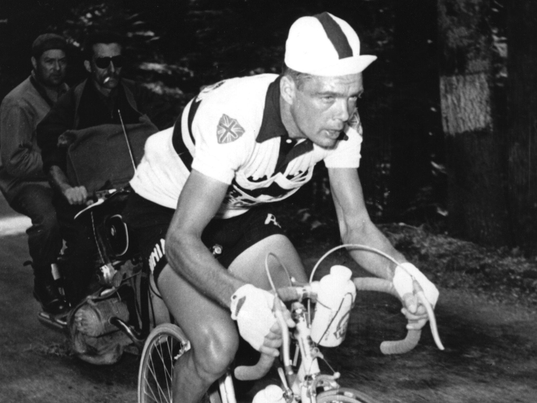 BRIAN ROBINSON OF GREAT BRITAIN IN ACTION DURING THE 20TH STAGE OF THE TOUR DE FRANCE.