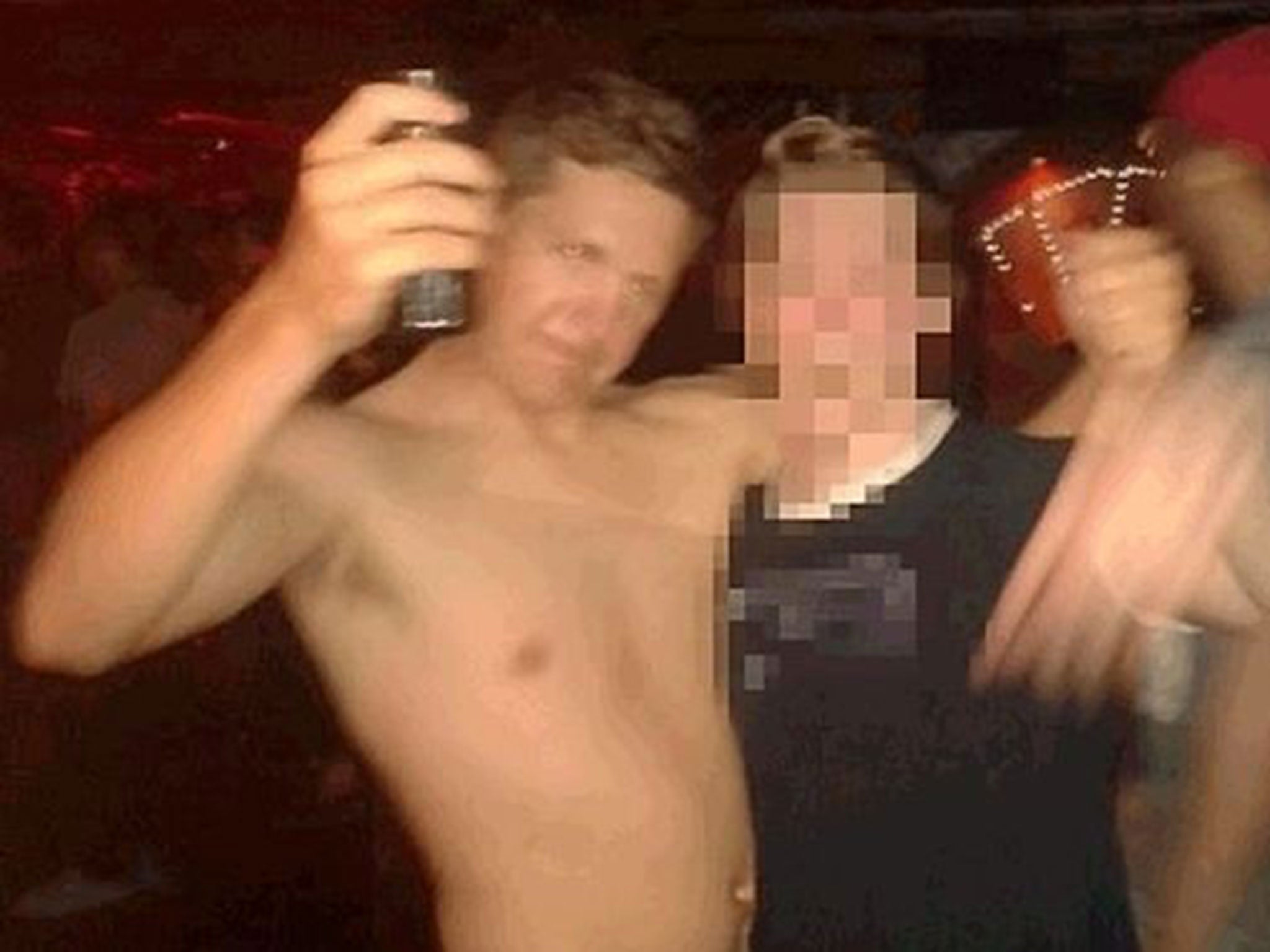 Gary Ballance has been warned after being pictured topless in a nightclub