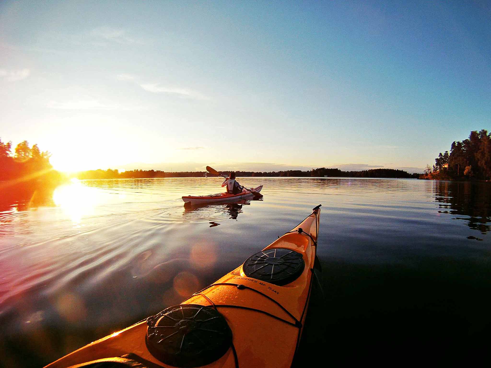 Make a splash: kayaking near Helsinki