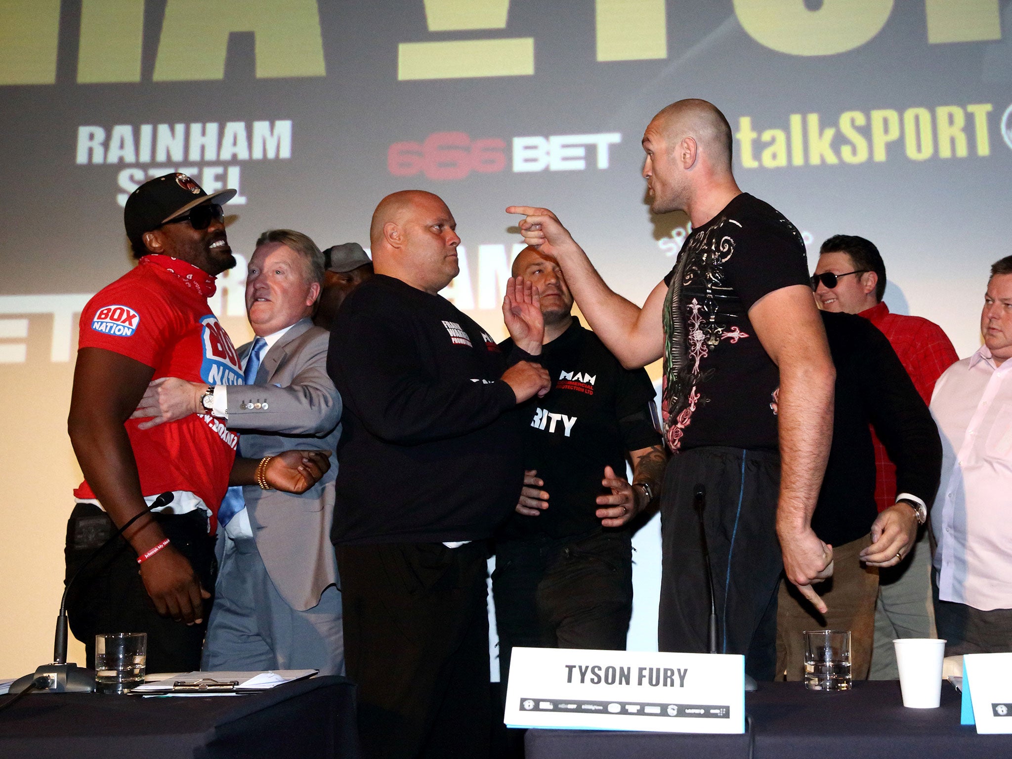 Dereck Chisora And Tyson Fury go head-to-head on Saturday night