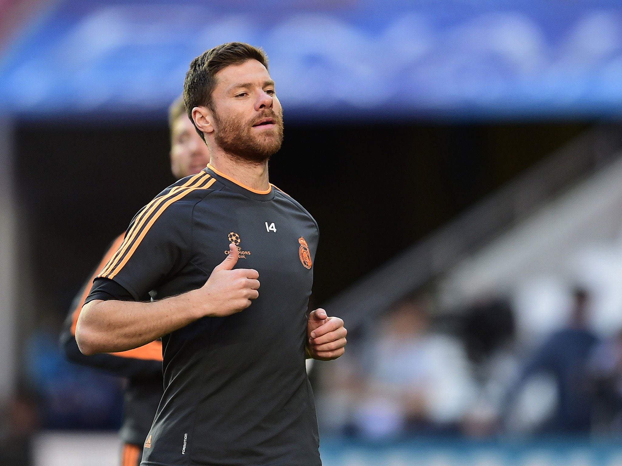 Real Madrid midfielder Xabi Alonso