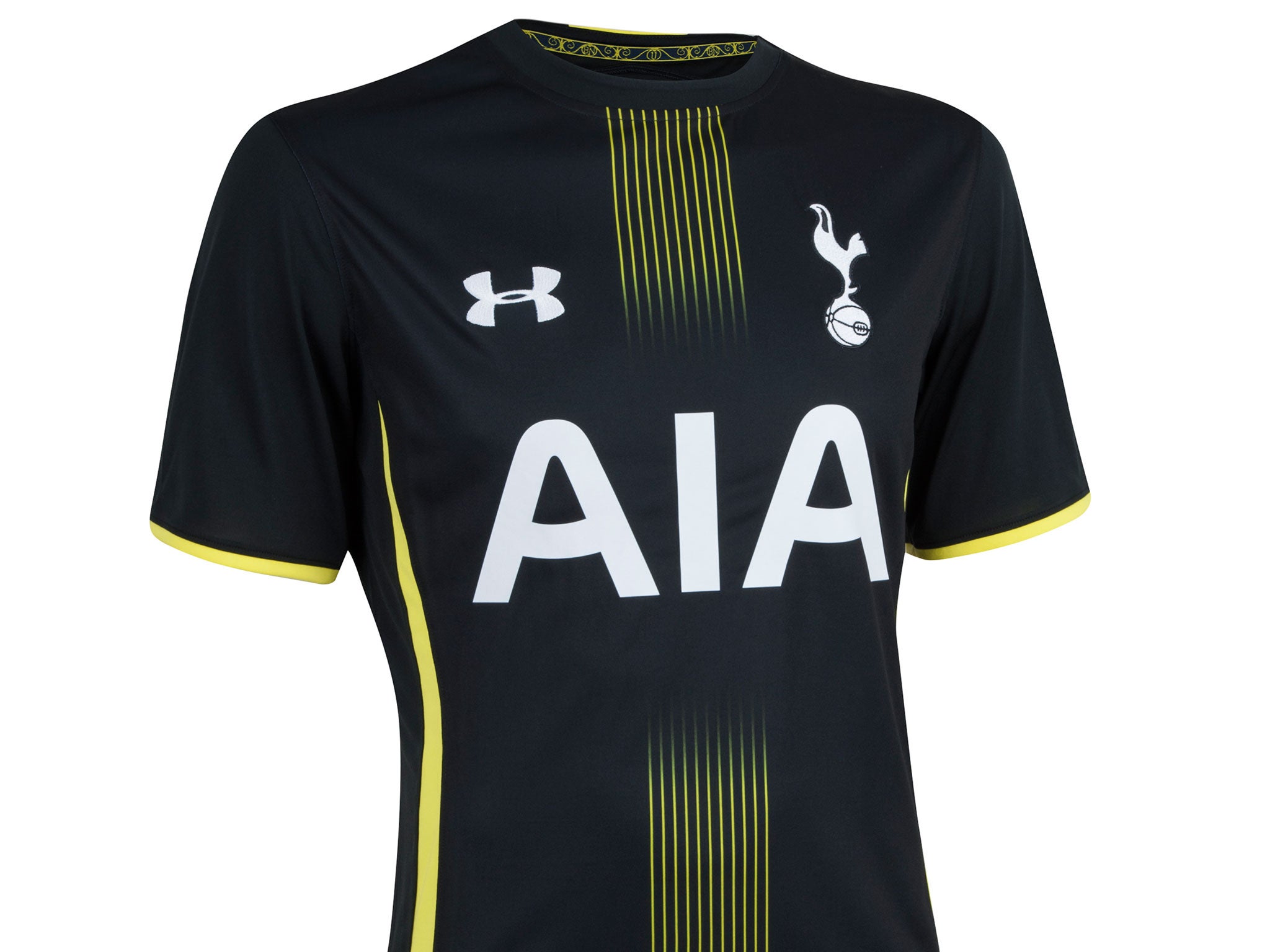 The Tottenham Hotspur away shirt