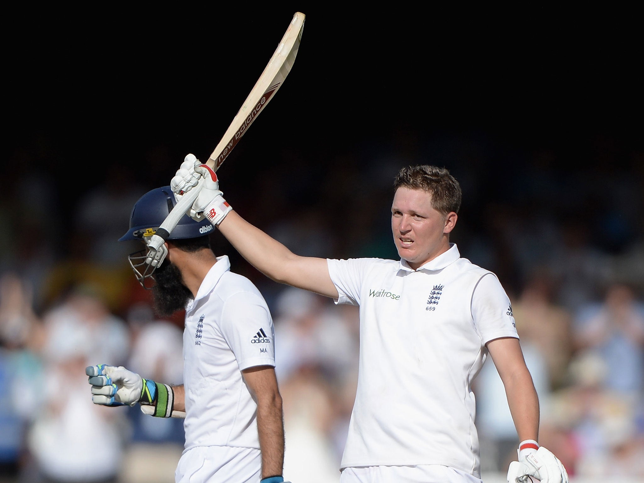 Ballance celebrates his century