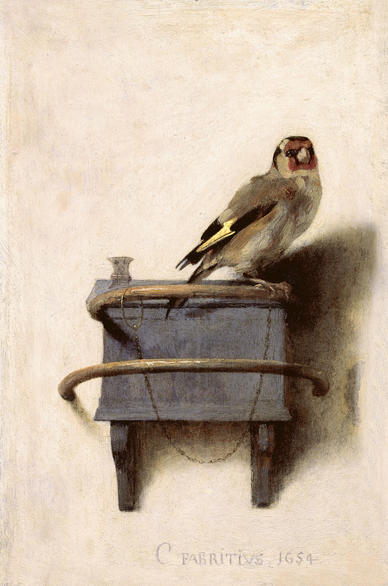 'The Goldfinch' by Carel Fabritius, 1654 (Mauritshuis Gallery)