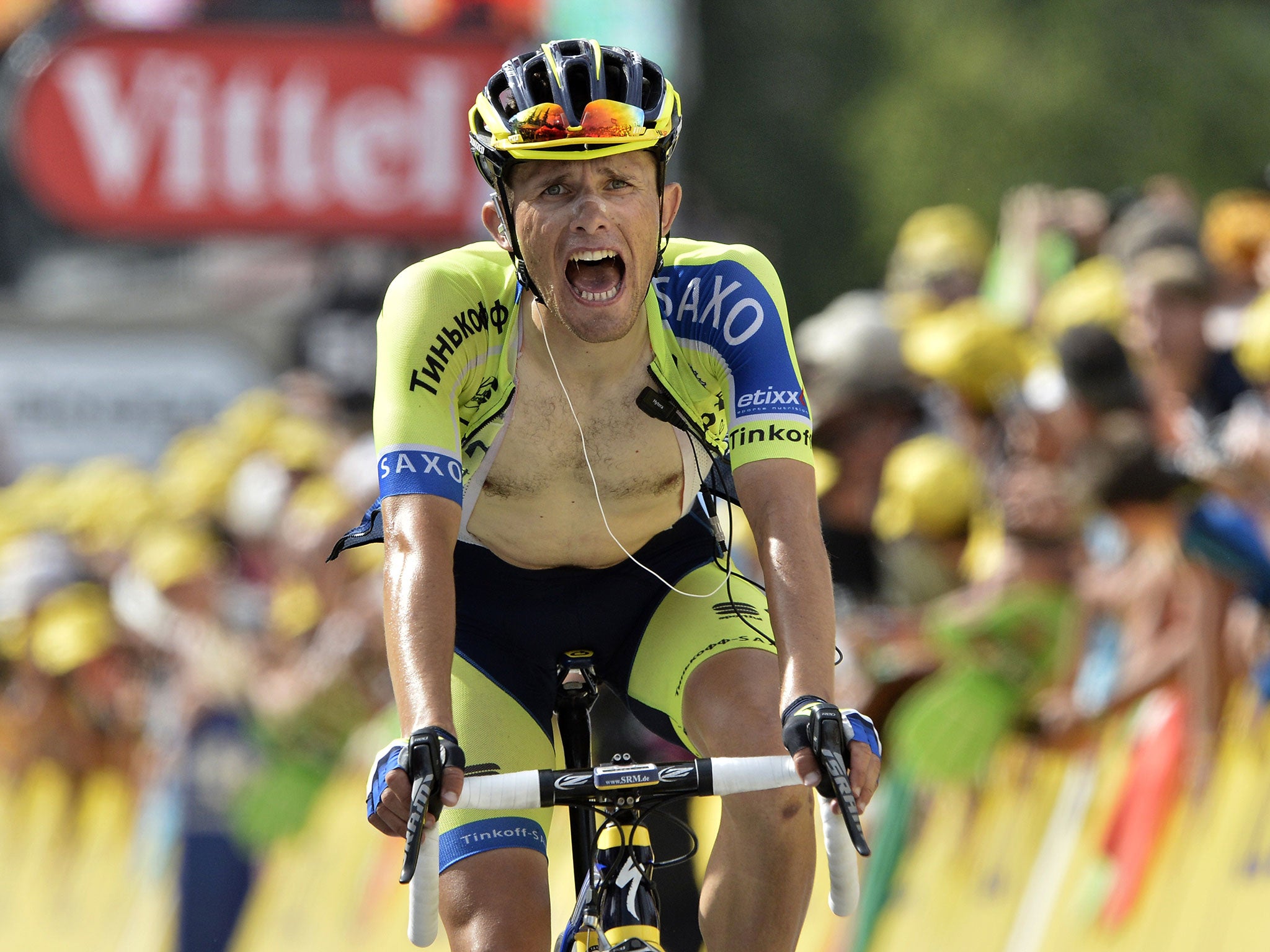 Rafal Majka wins stage 14 of the 2014 Tour de France