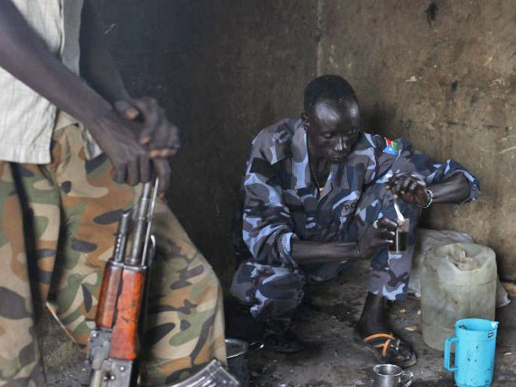 A soldier from Sudan Peopleís Liberation Army-In Opposition