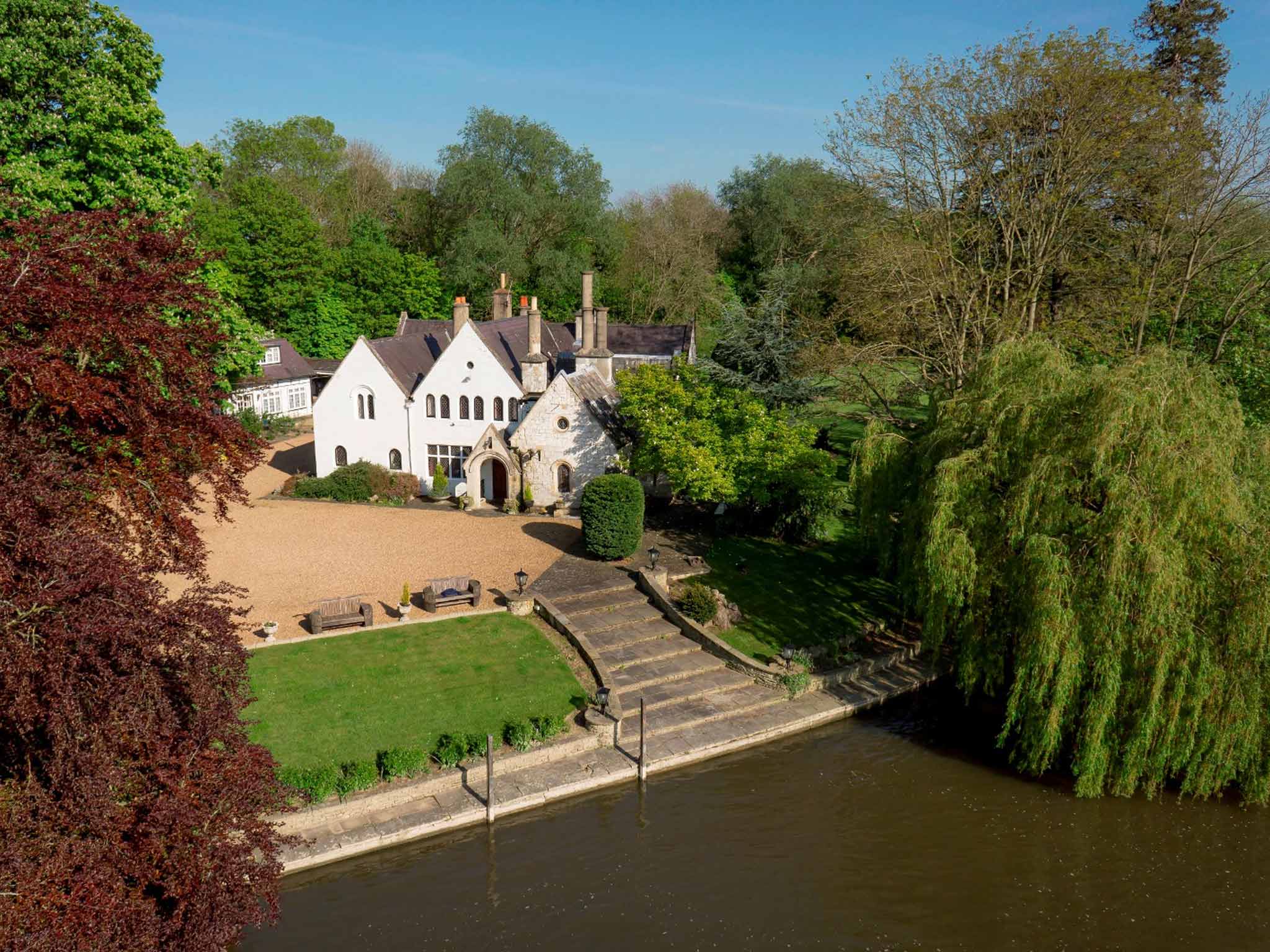 Magna Carta Island is for sale through Sotheby’s International Realty for £3,950,000