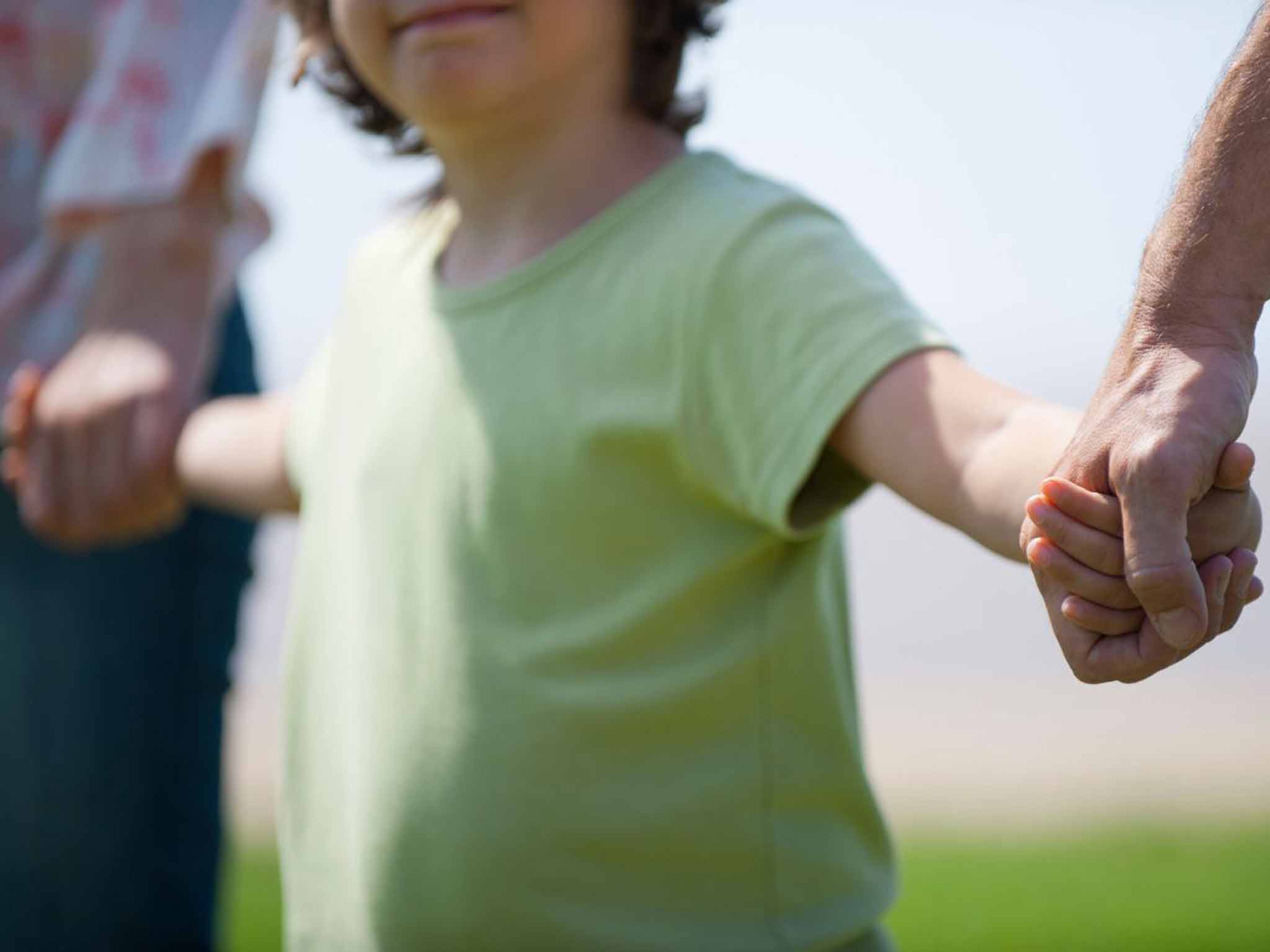 Close at hand: parents are increasingly frowned upon for letting children out of arm’s length