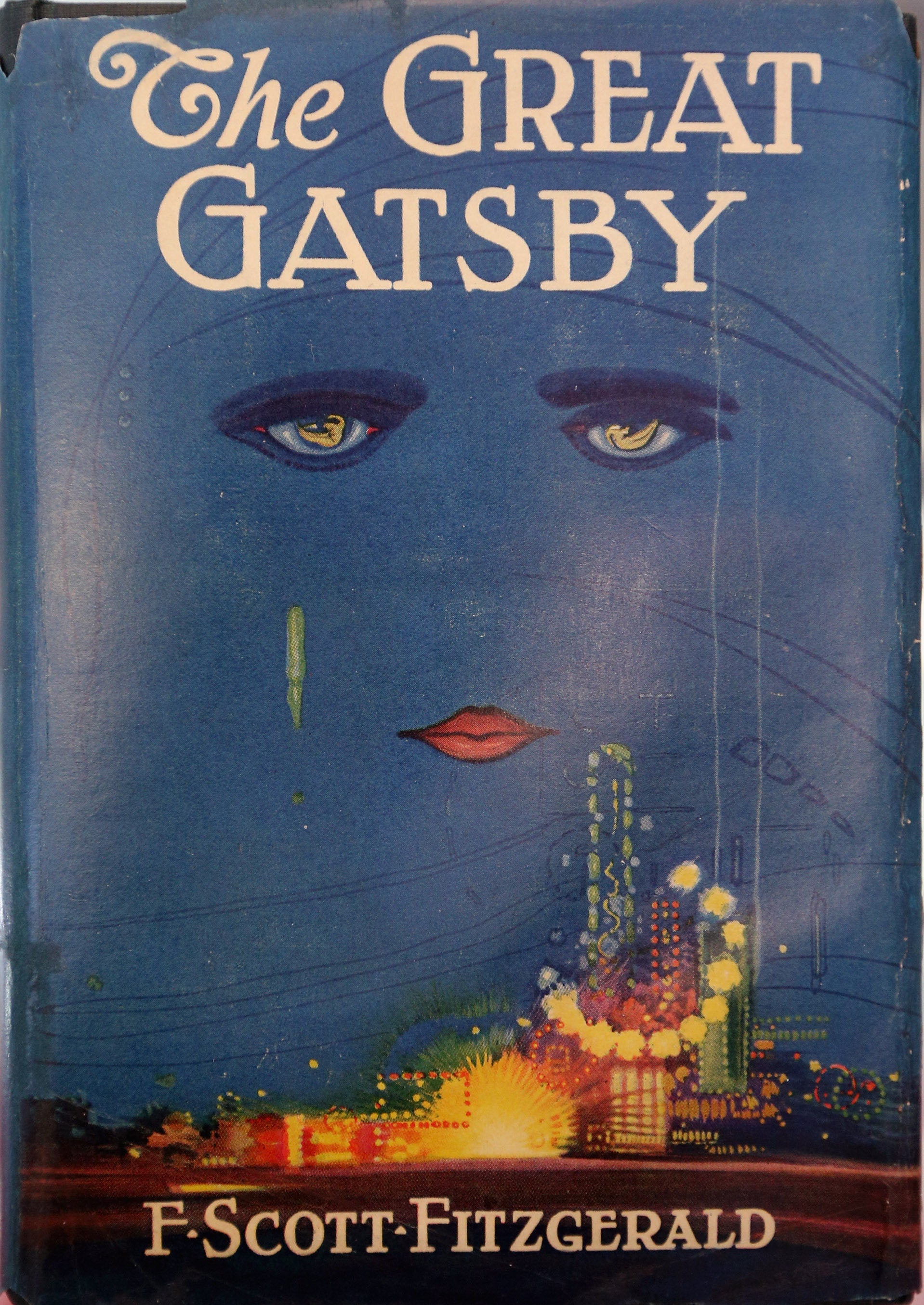 A first edition of F Scott Fitzgerald's 'The Great Gatsby' at the London International Antiquarian Book Fair