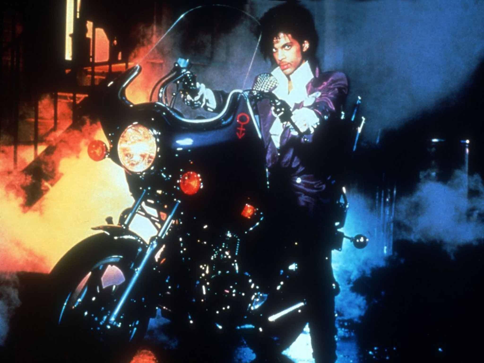 Sign of the times: Prince in the 1984 'Purple Rain' film (Alamy)