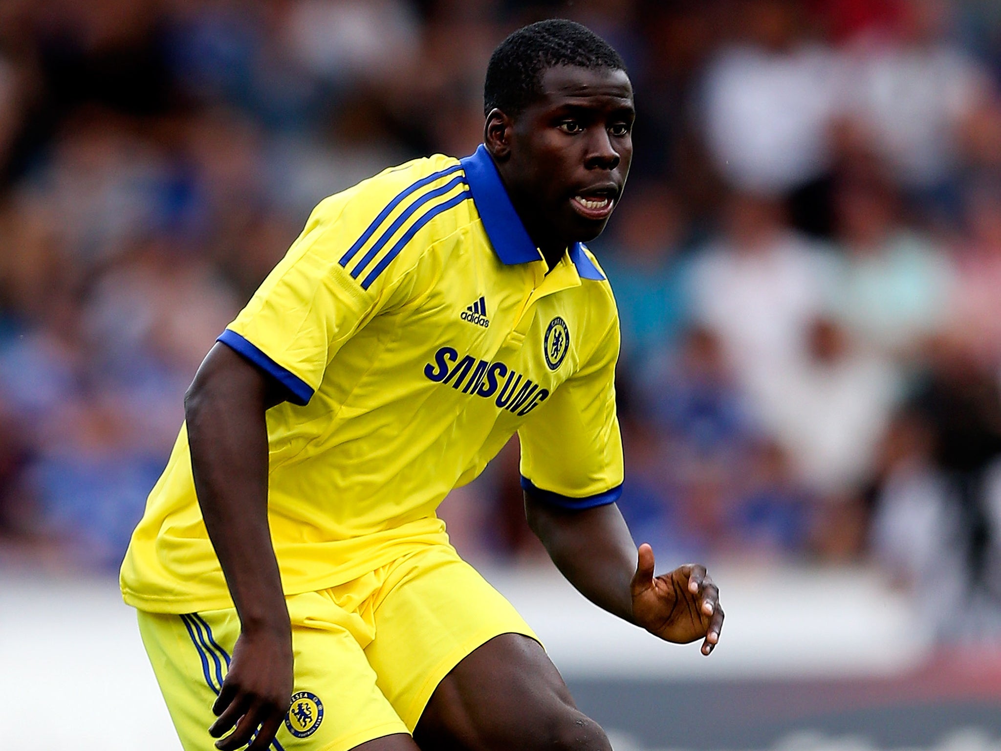 Kurt Zouma in action for Chelsea