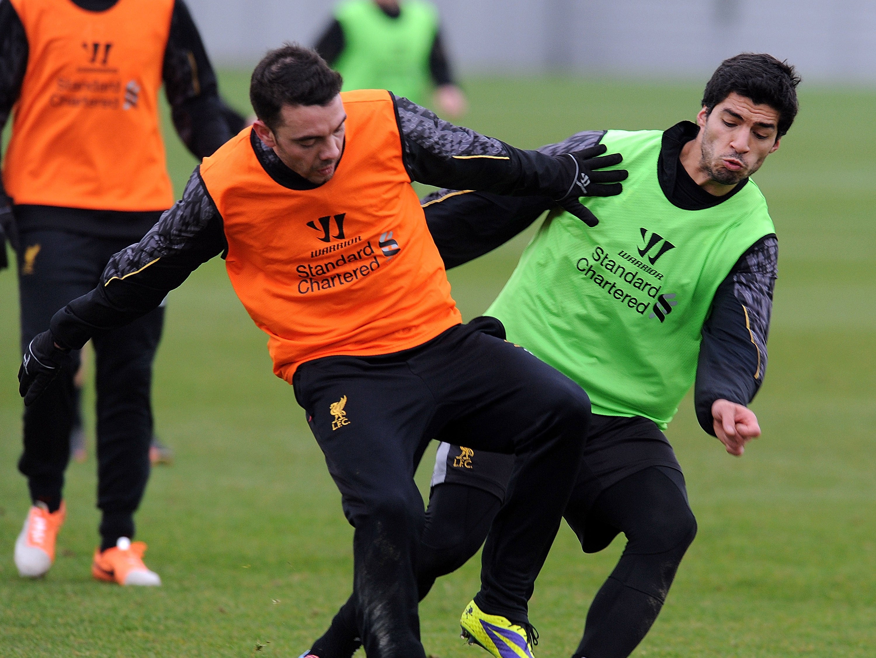 Iago Aspas has criticised the ban handed to Luis Suarez