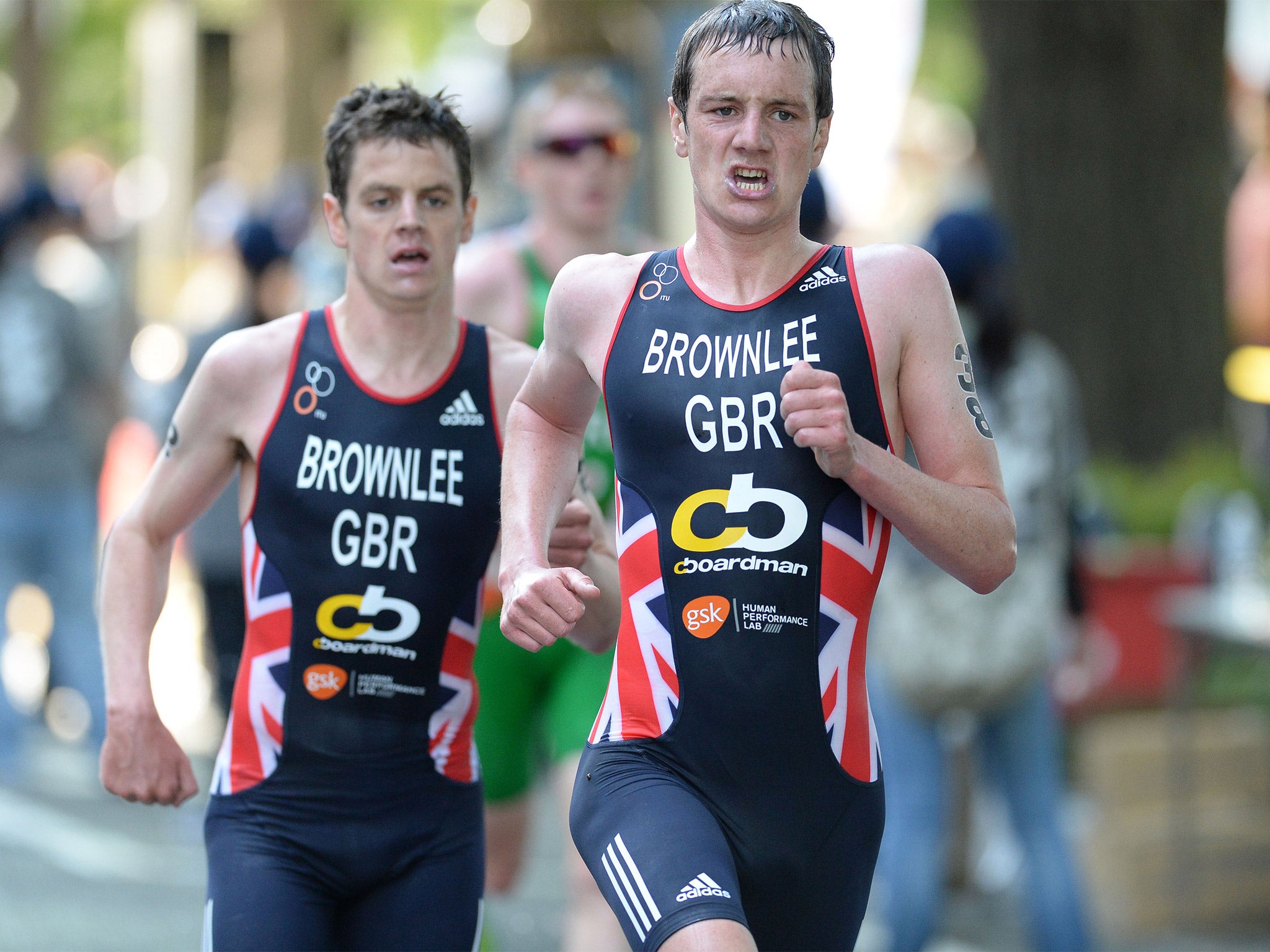 The Brownlees in action in Japan earlier this year