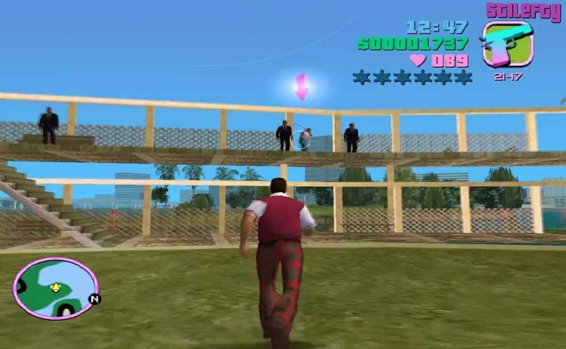 One of the missions is inspired by Vice City's 'Four Iron'