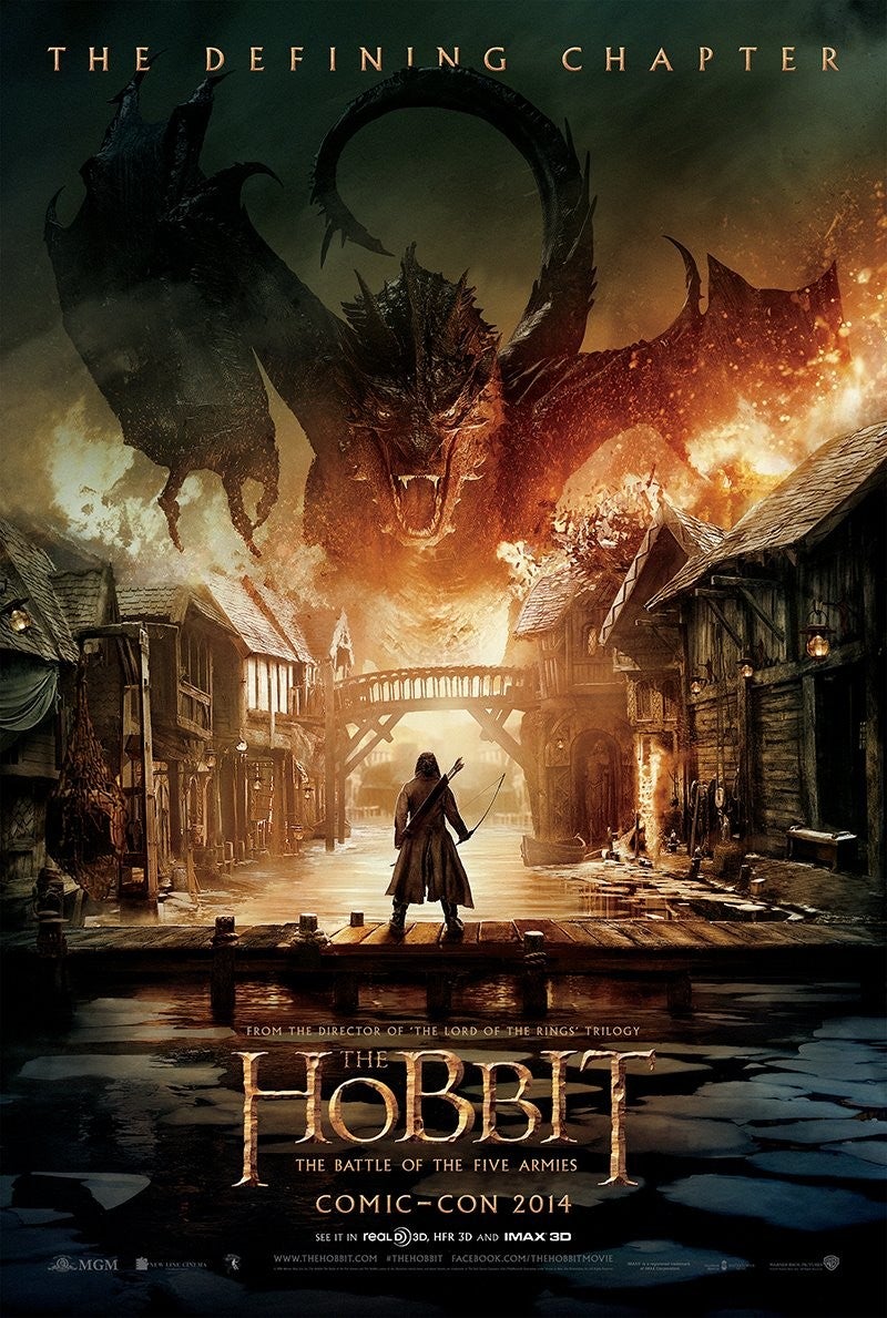 The first Hobbit 3 poster promises a fiery battle for Erebor