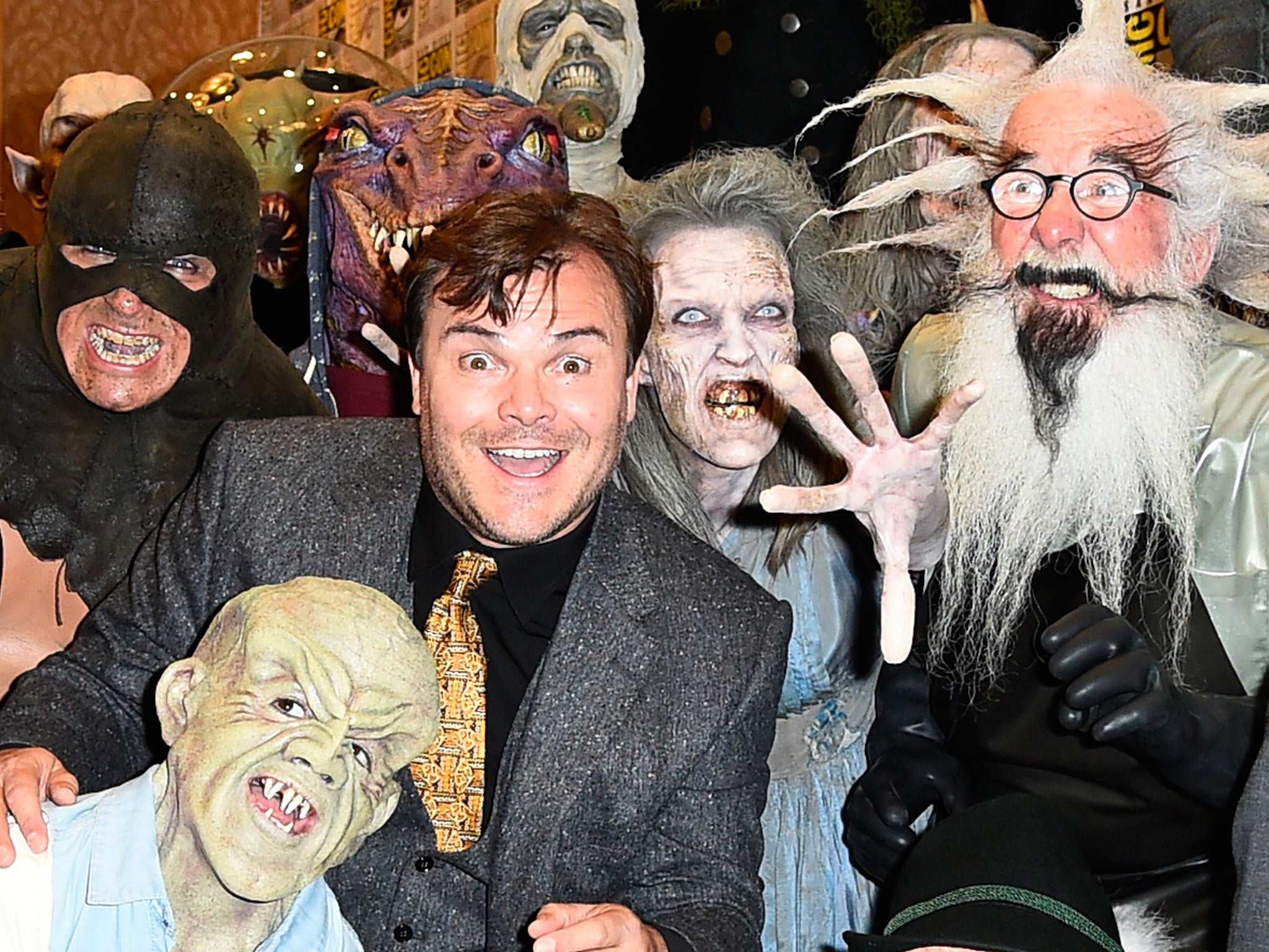 Actor Jack Black attends Sony Pictures Entertainment's "Goosebumps" and "Pixels" panel with Jack Black during Comic-Con International 2014 at Hilton Bayfront in San Diego, California