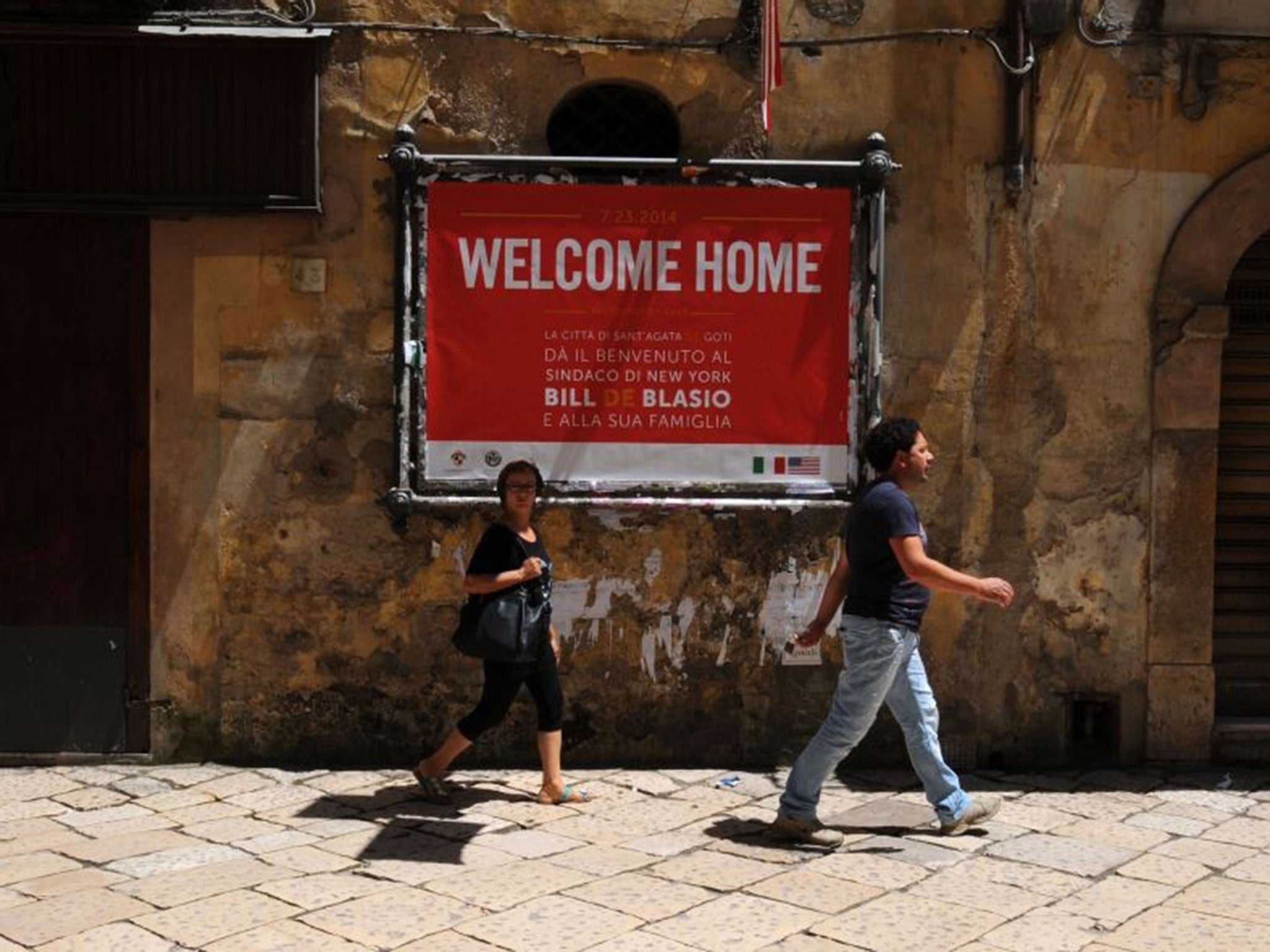 Sunny days: Sant’Agata de’ Goti, Italy, which made Bill de Blasio an honorary citizen