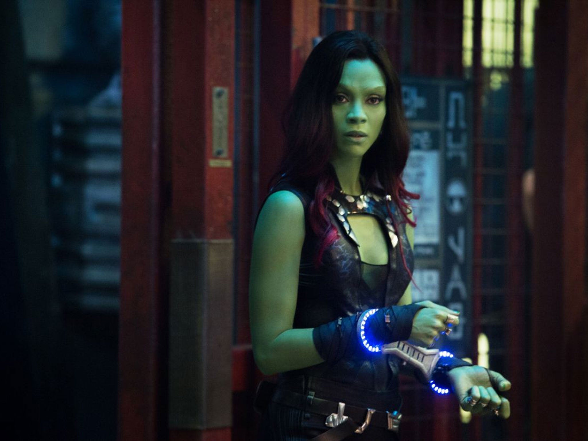 Zoe Saldana stars in this summer's big hope Guardians of the Galaxy