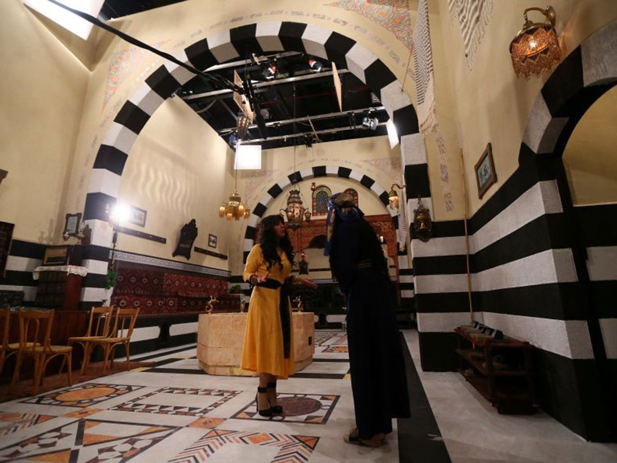 Syrian dramas are now being filmed in Cairo and Abu Dhabi