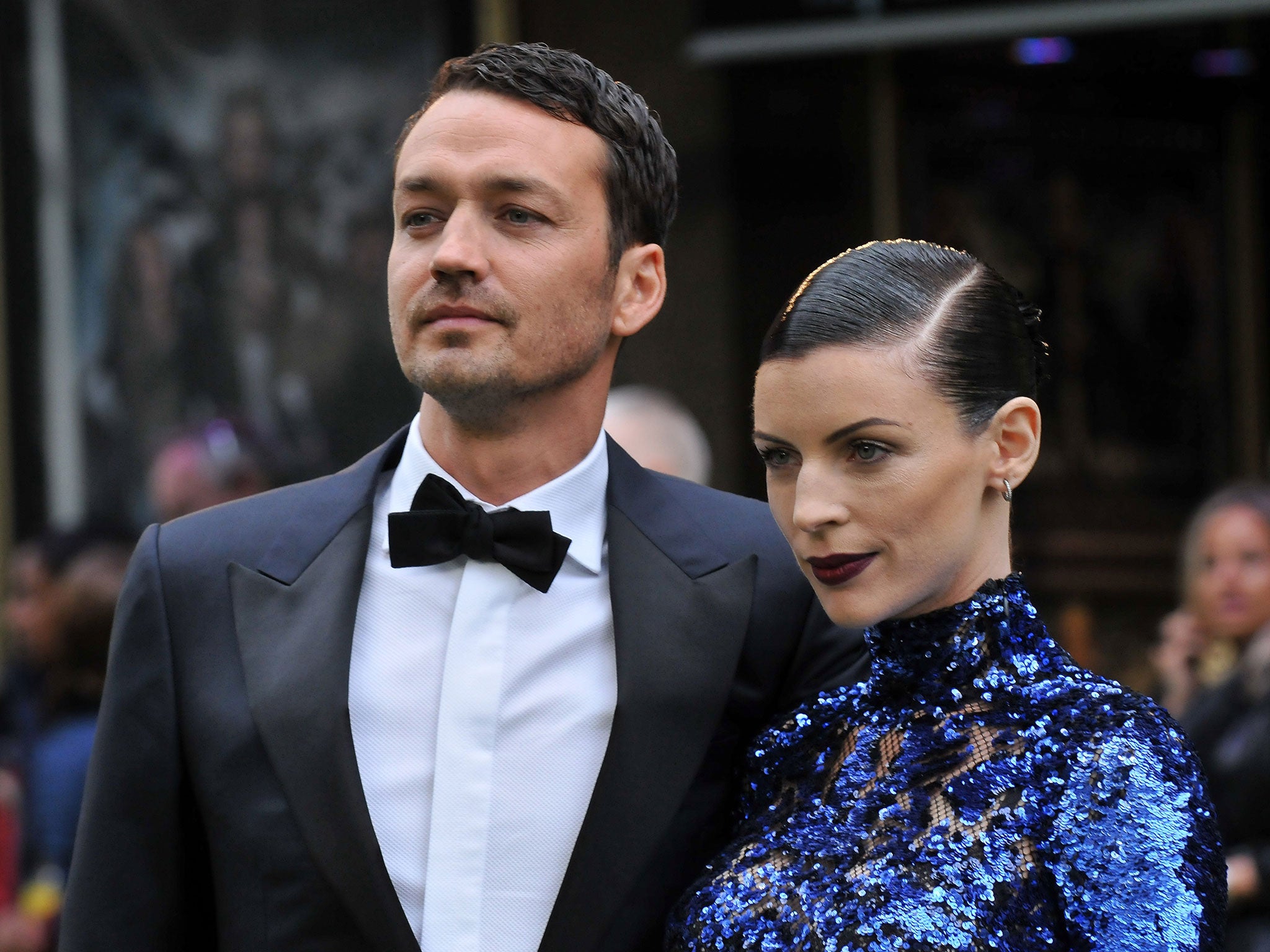 Rupert Sanders and Liberty Ross in 2012