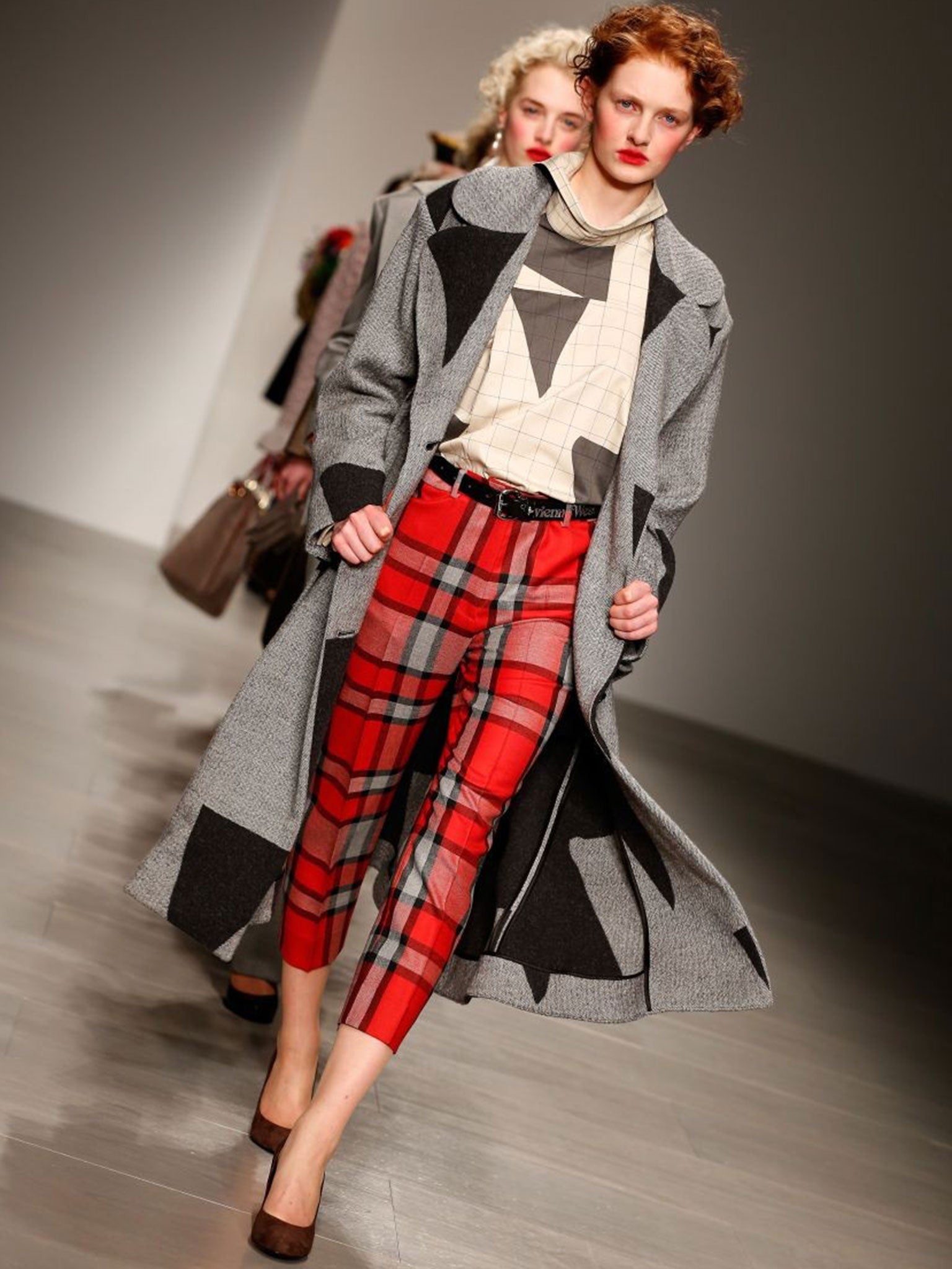 Vivienne Westwood Red Label show during London Fashion Week AW14 at on February 16, 2014