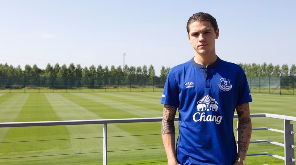 Everton's new signing Muhamed Besic