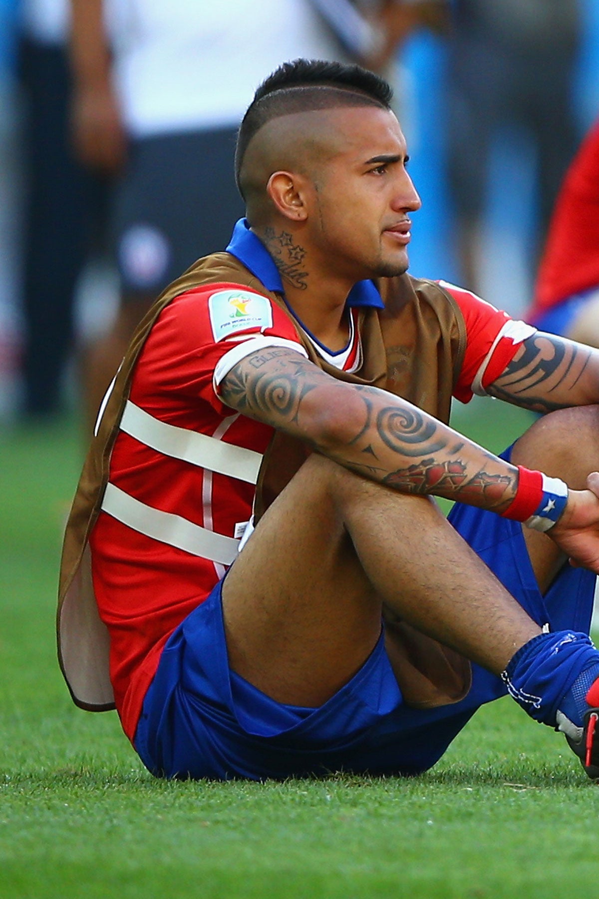 Vidal played a key role for Chile at the World Cup