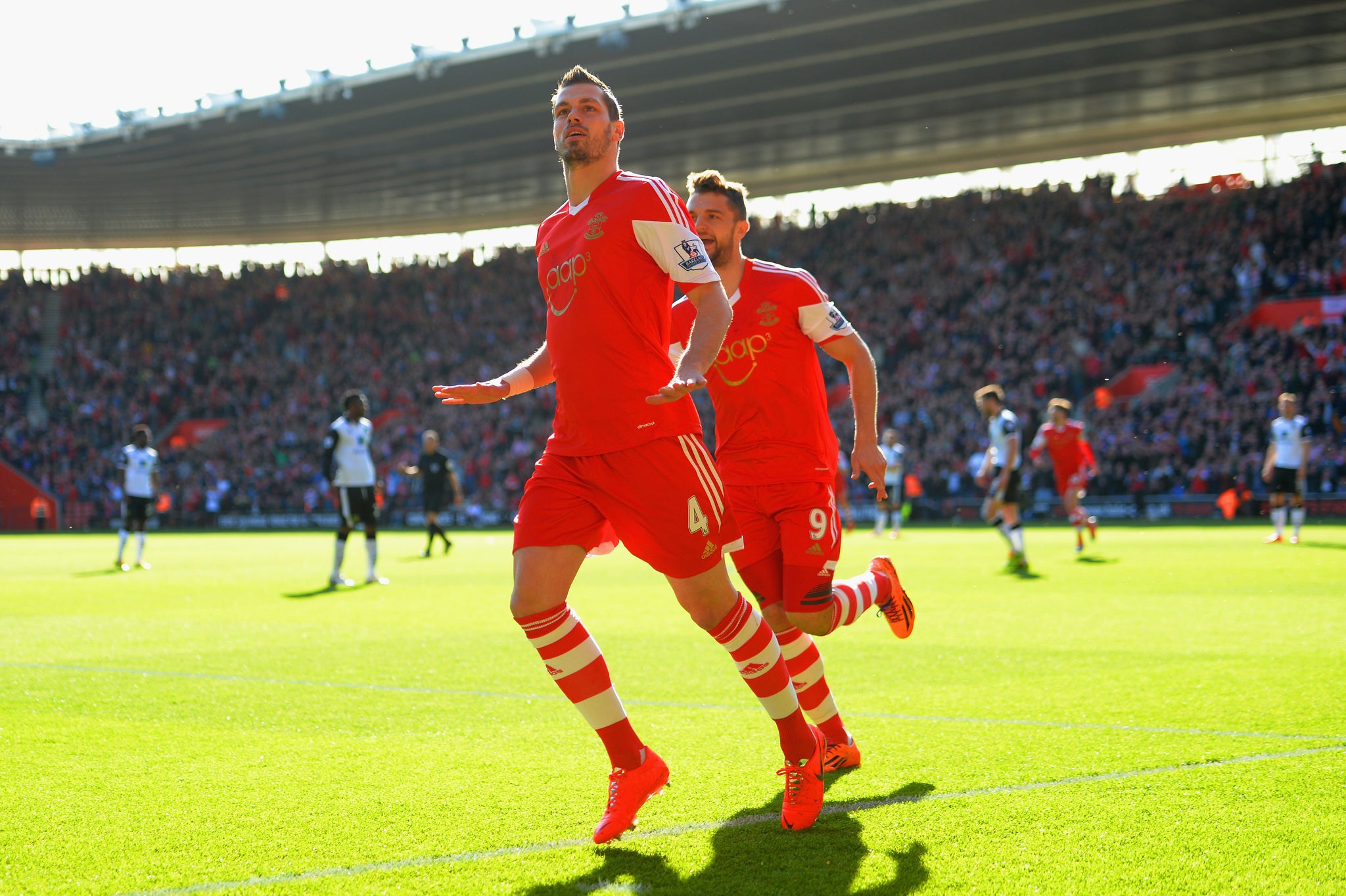 Morgan Schneiderlin and Jay Rodriguez last season