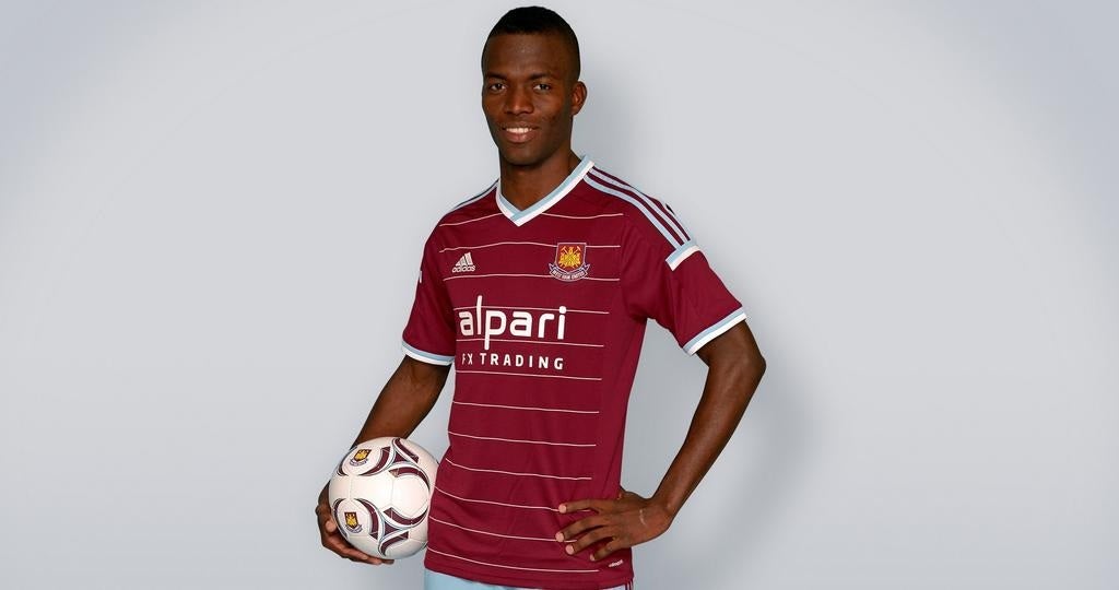 Enner Valencia is unveiled as a West Ham player