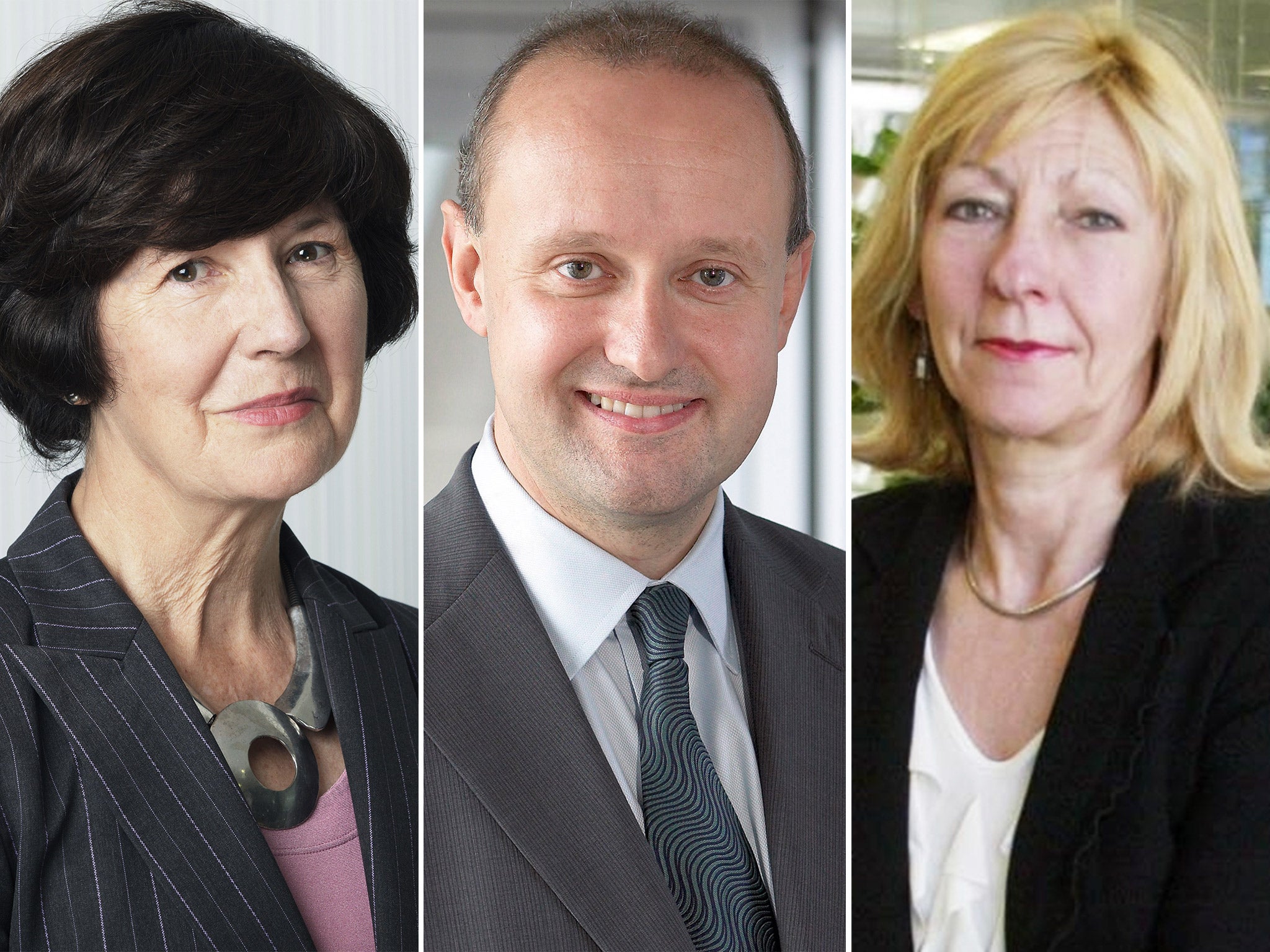 Baroness Sarah Hogg, Nick Prettejohn and Baroness Patience Wheatcroft