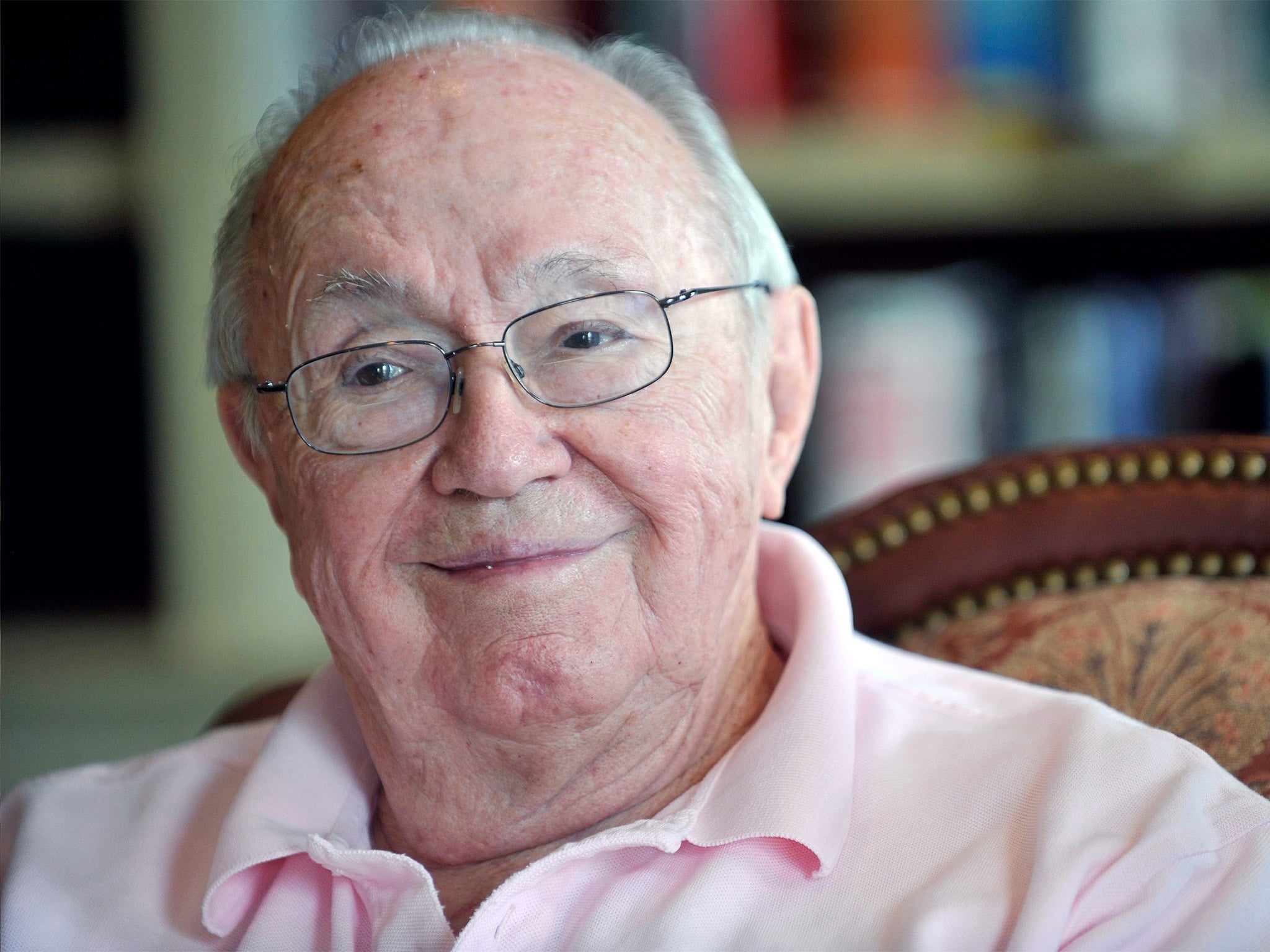 Theodore ‘Dutch’ Van Kirk, Enola Gay’s navigator, in 2010