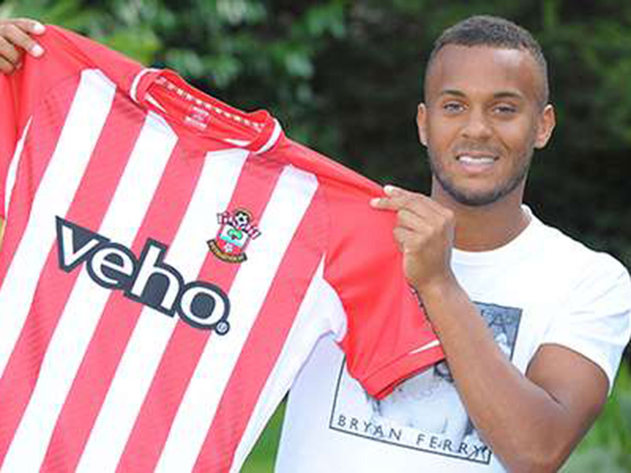 Ryan Bertrand is presented as a Southampton player